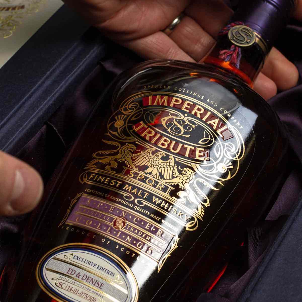 Imperial Tribute, a luxury malt scotch whisky