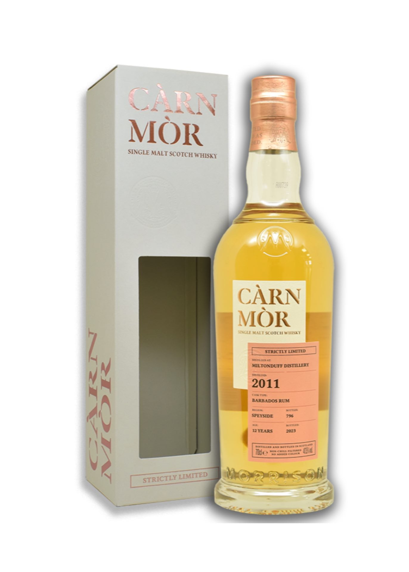 Càrn Mòr Miltonduff 2011 Barbados Rum Cask