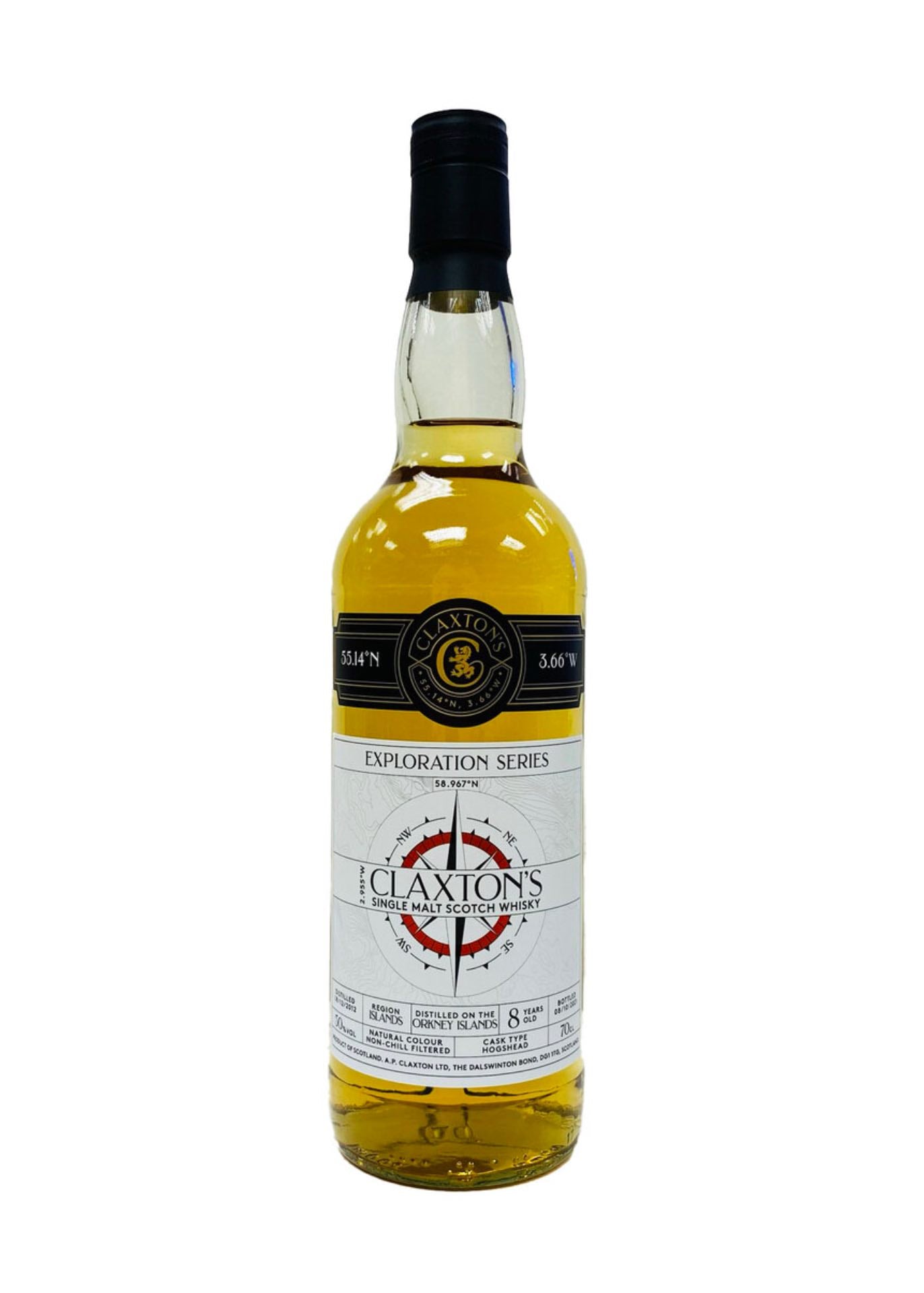 Claxton's Orkney 8 Year Old Bourbon Hogshead