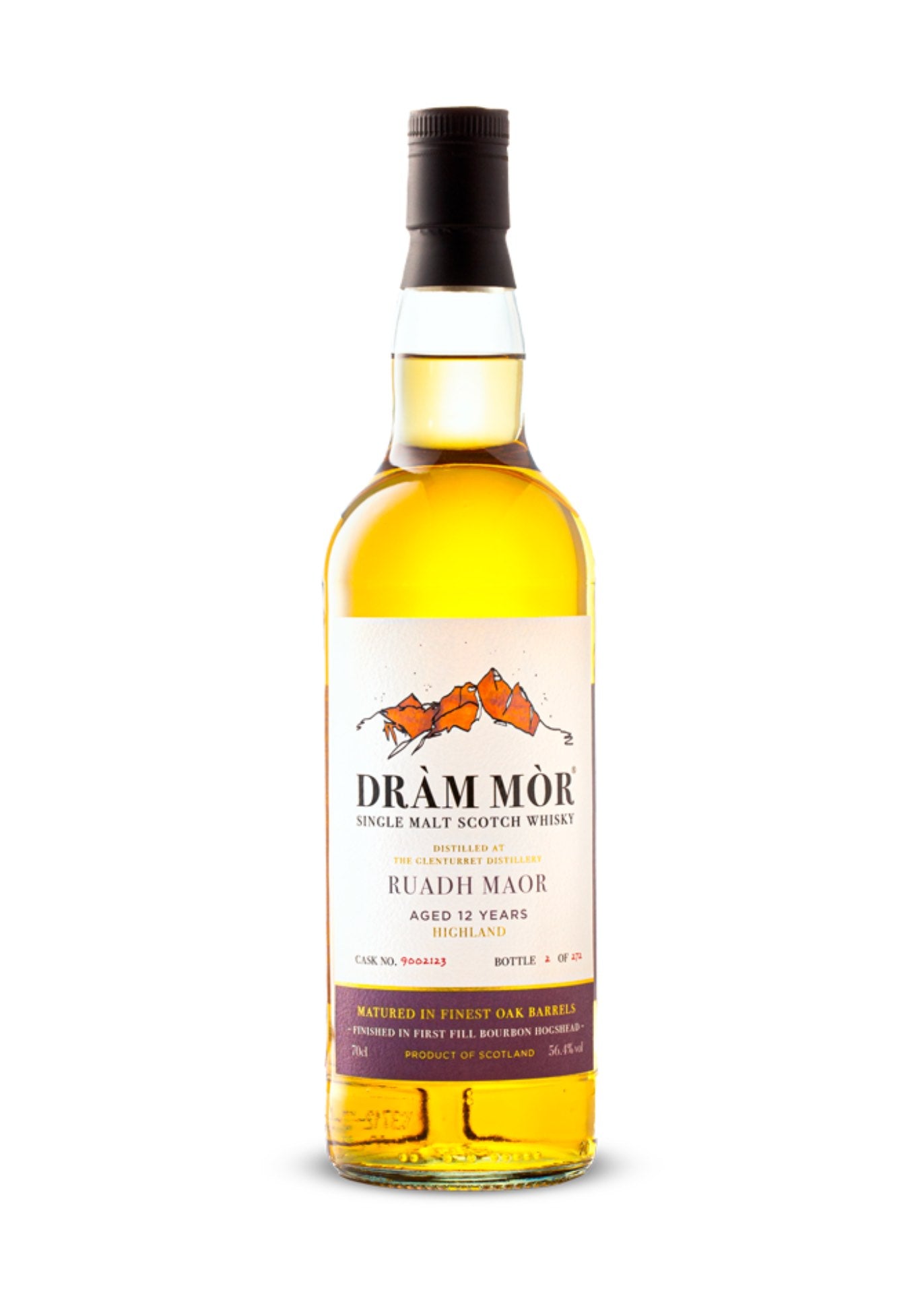 Dràm Mòr Ruadh Maor 12 Year Old Bourbon Hogshead