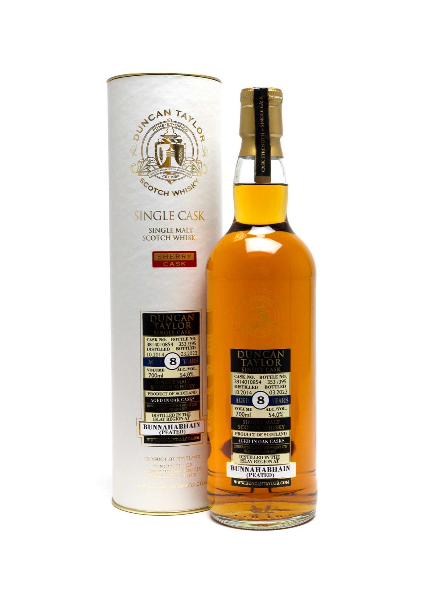 Duncan Taylor Single Cask 2008 Bunnahabhain 8 Year Old