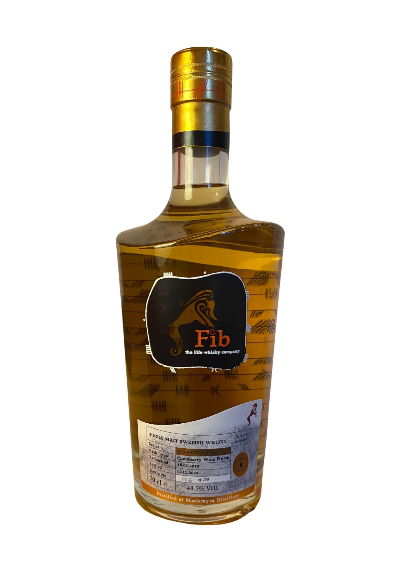 Fib Whisky Mackmyra 8 Year Old Cloudberry Wine Finish