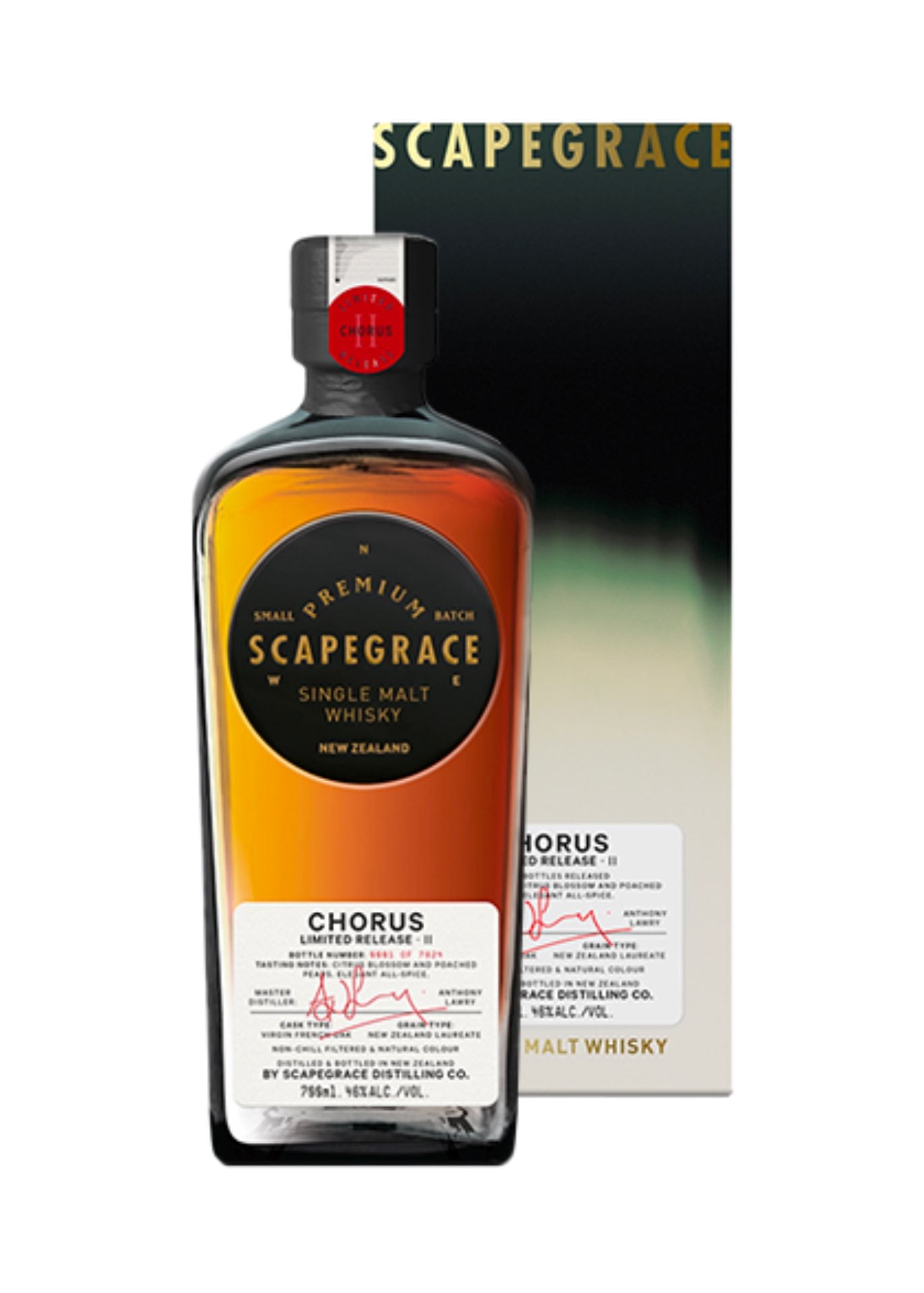 Scapegrace Release II: Chorus Single Malt Whisky
