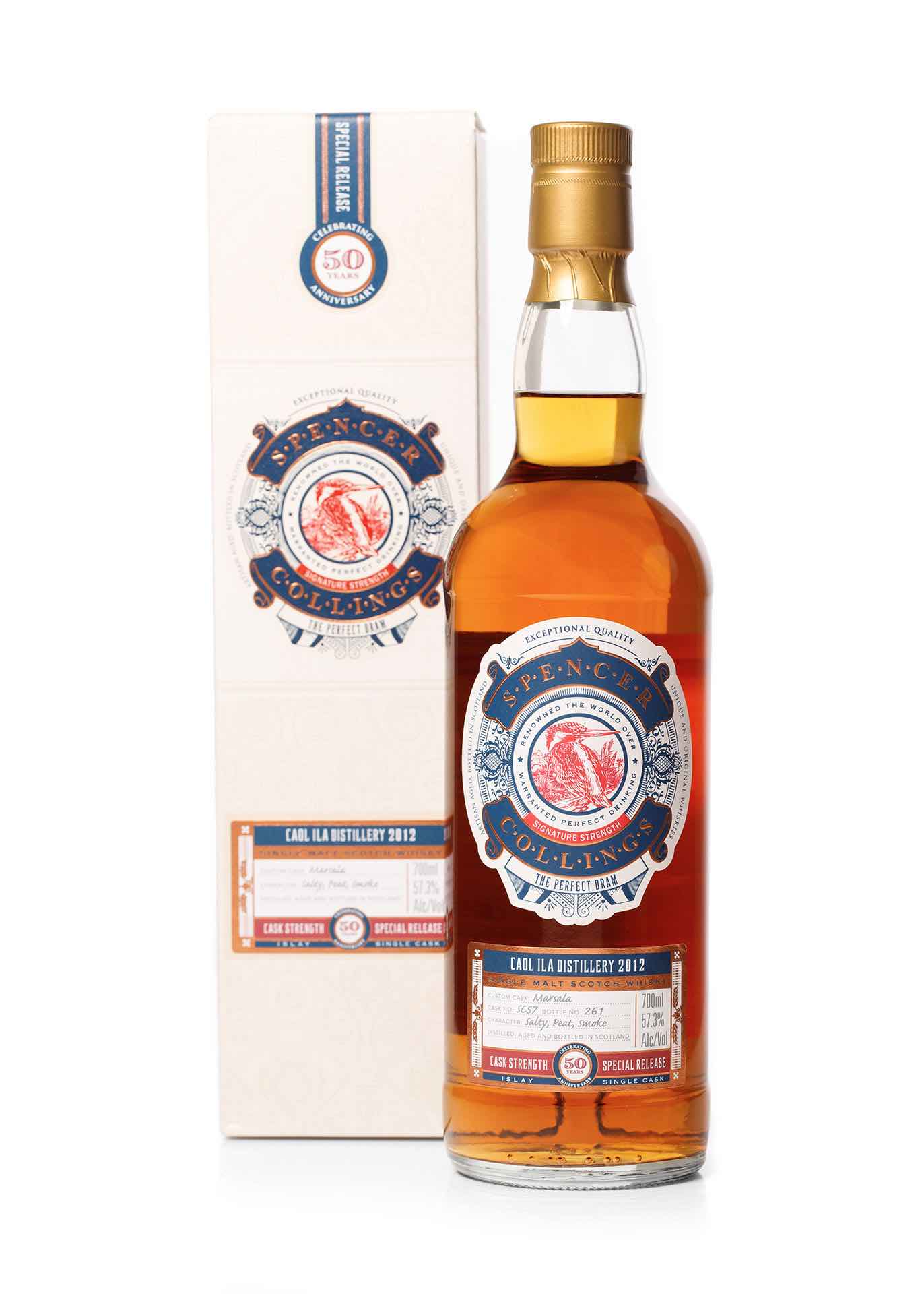 Spencer Collings Anniversary Caol Ila 2012 Marsala cask