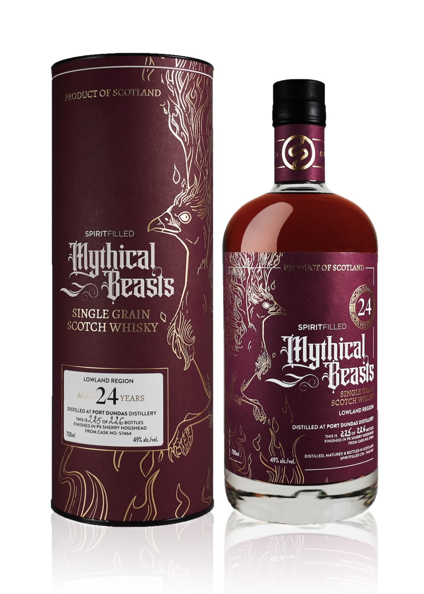 Spiritfilled Mythical Beasts Port Dundas 24 Year Old