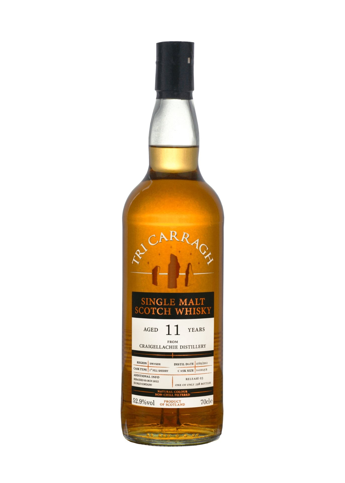 Tri Carragh Craigellachie 11 Year Old Palo Cortado Barrique