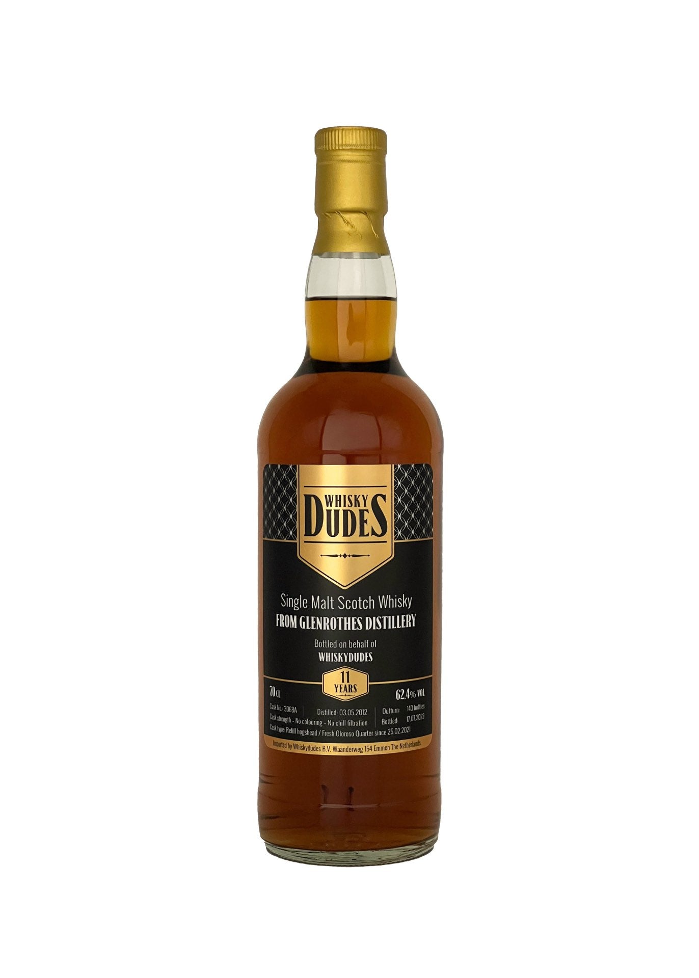 Whiskydudes Glenrothes 11 Year Old Oloroso Quarter Cask