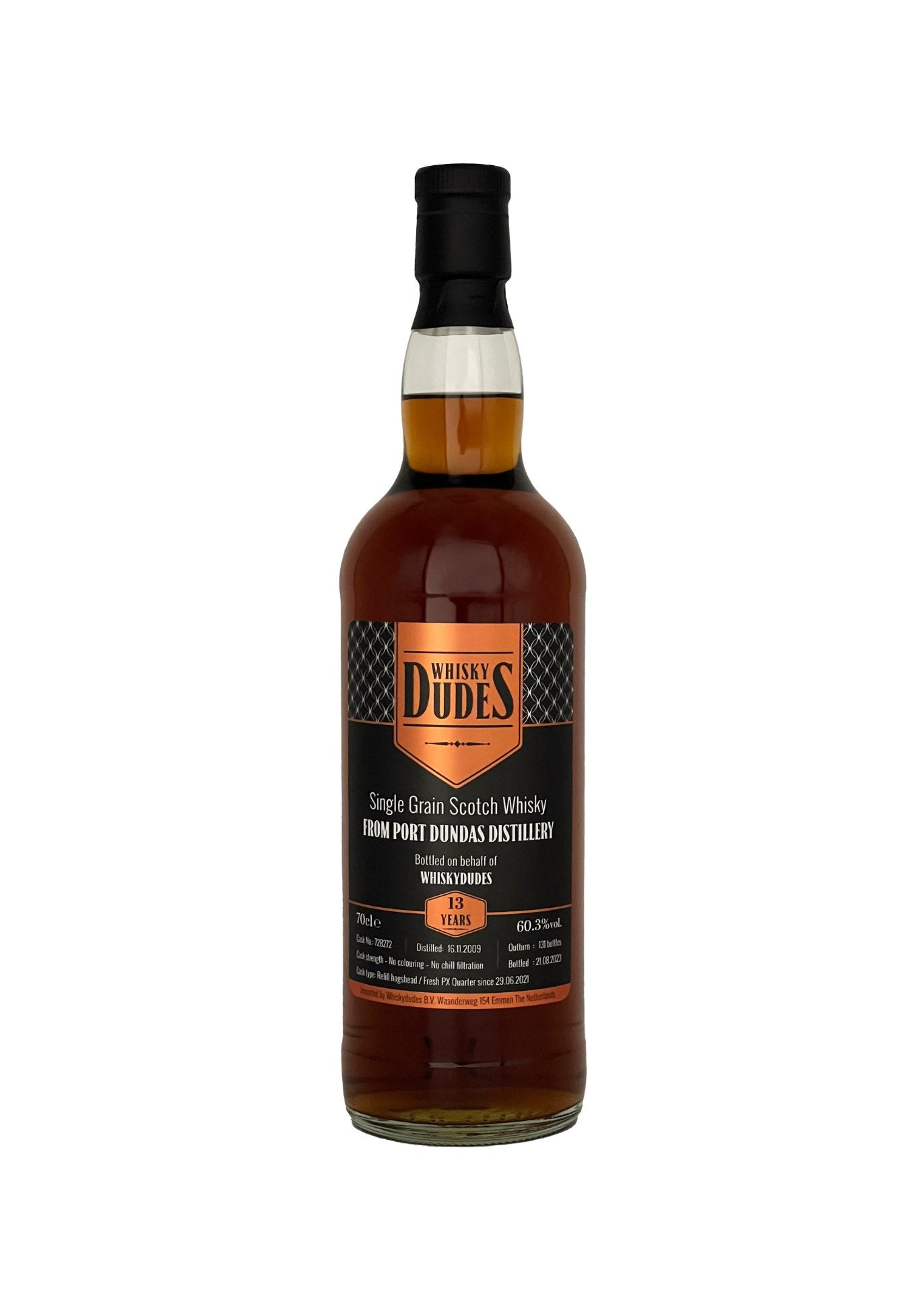 Whiskydudes Port Dundas 13 Year Old PX Quarter Cask