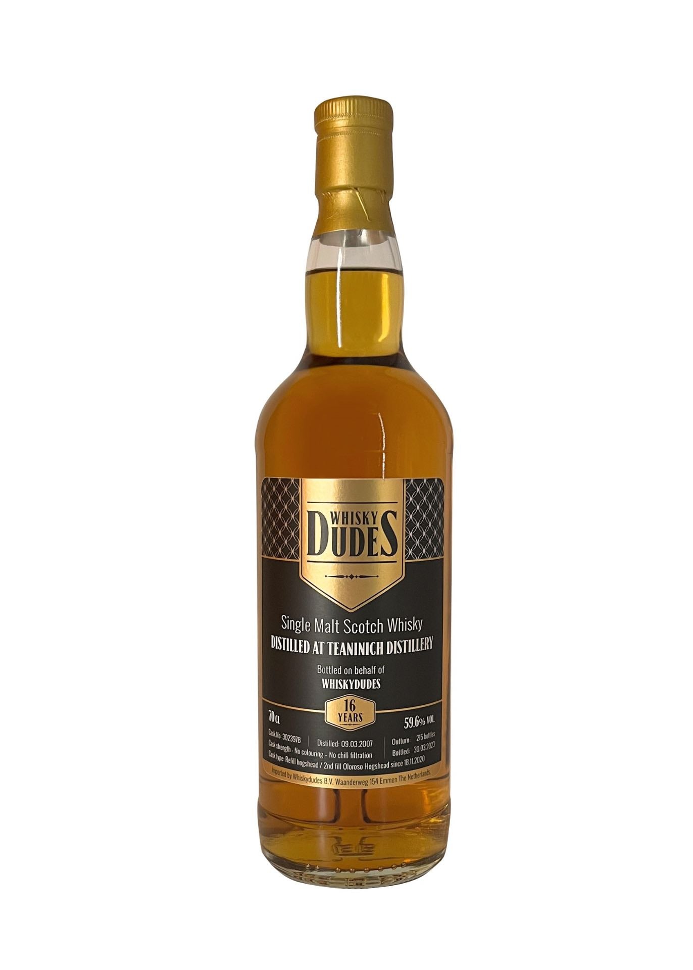 WhiskyDudes Teaninich 16 Year Old Oloroso Hogshead