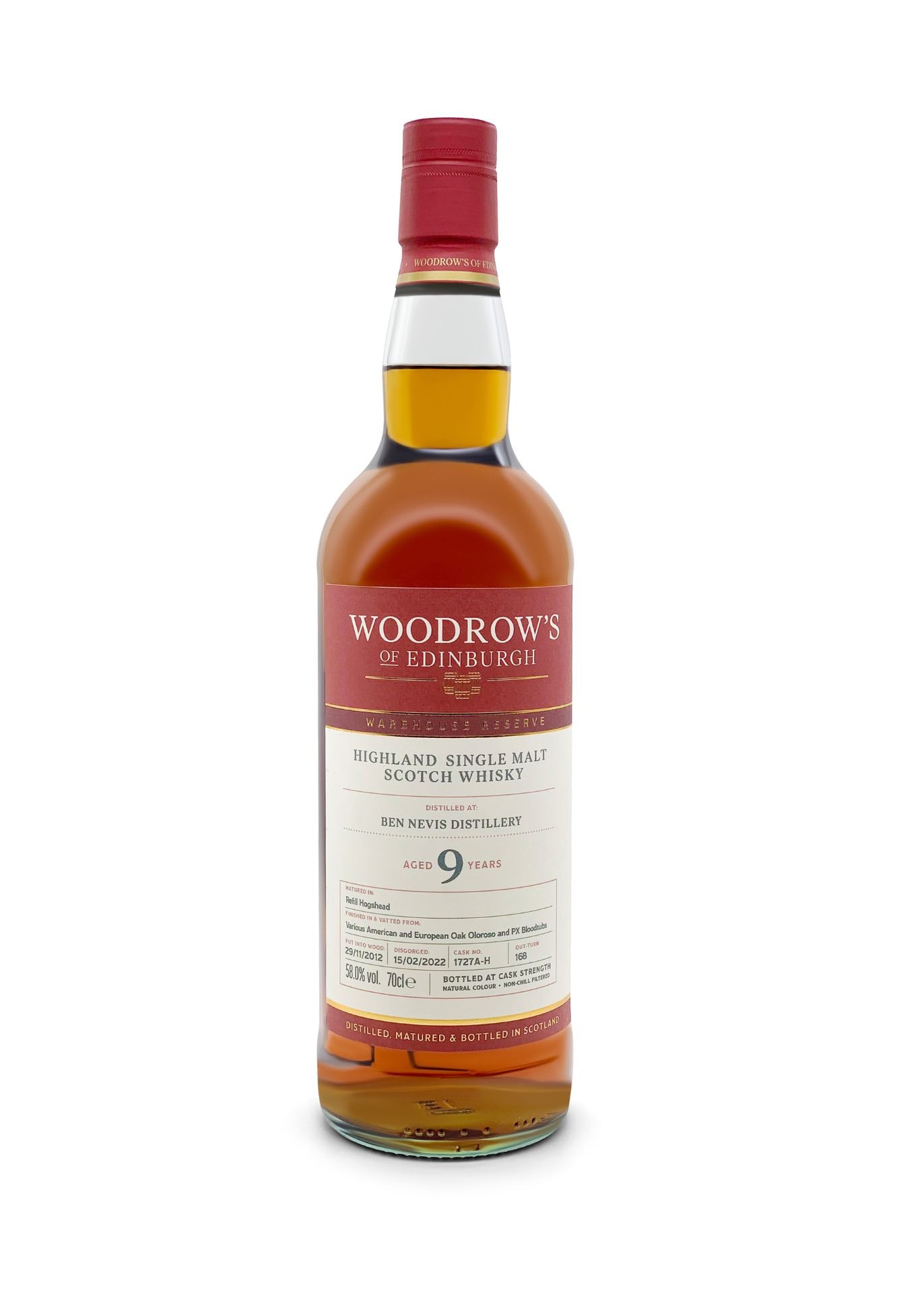 Woodrow's Ben Nevis 9 Year Old