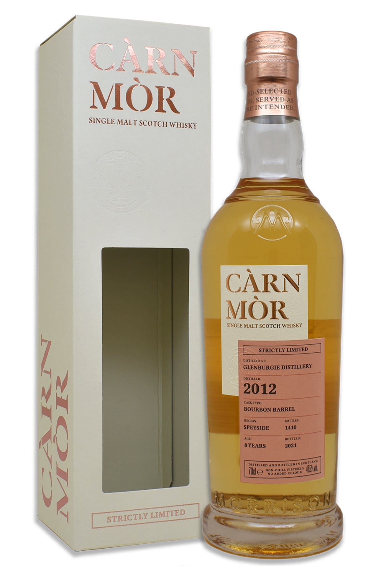 Càrn Mòr Glenburgie 2012 Bourbon Barrel single malt scotch whisky