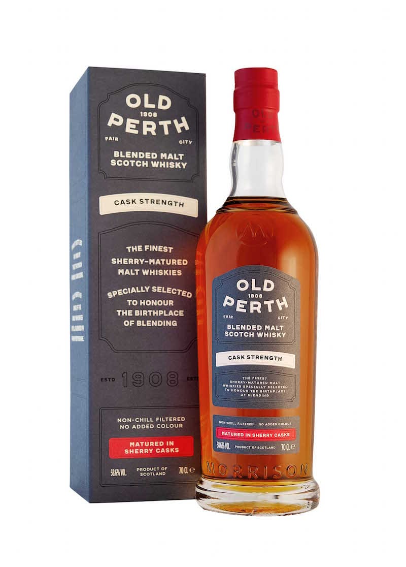 Morrison Distillers Old Perth Cask Strength Blended Malt Scotch Whisky