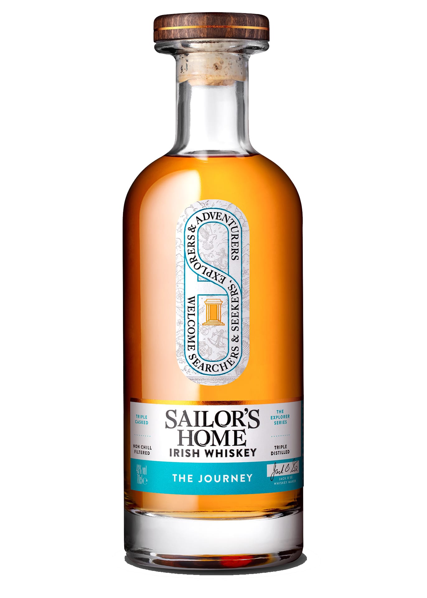Premium Irish Whiskey from Sailor's Home: The Journey Bottle
