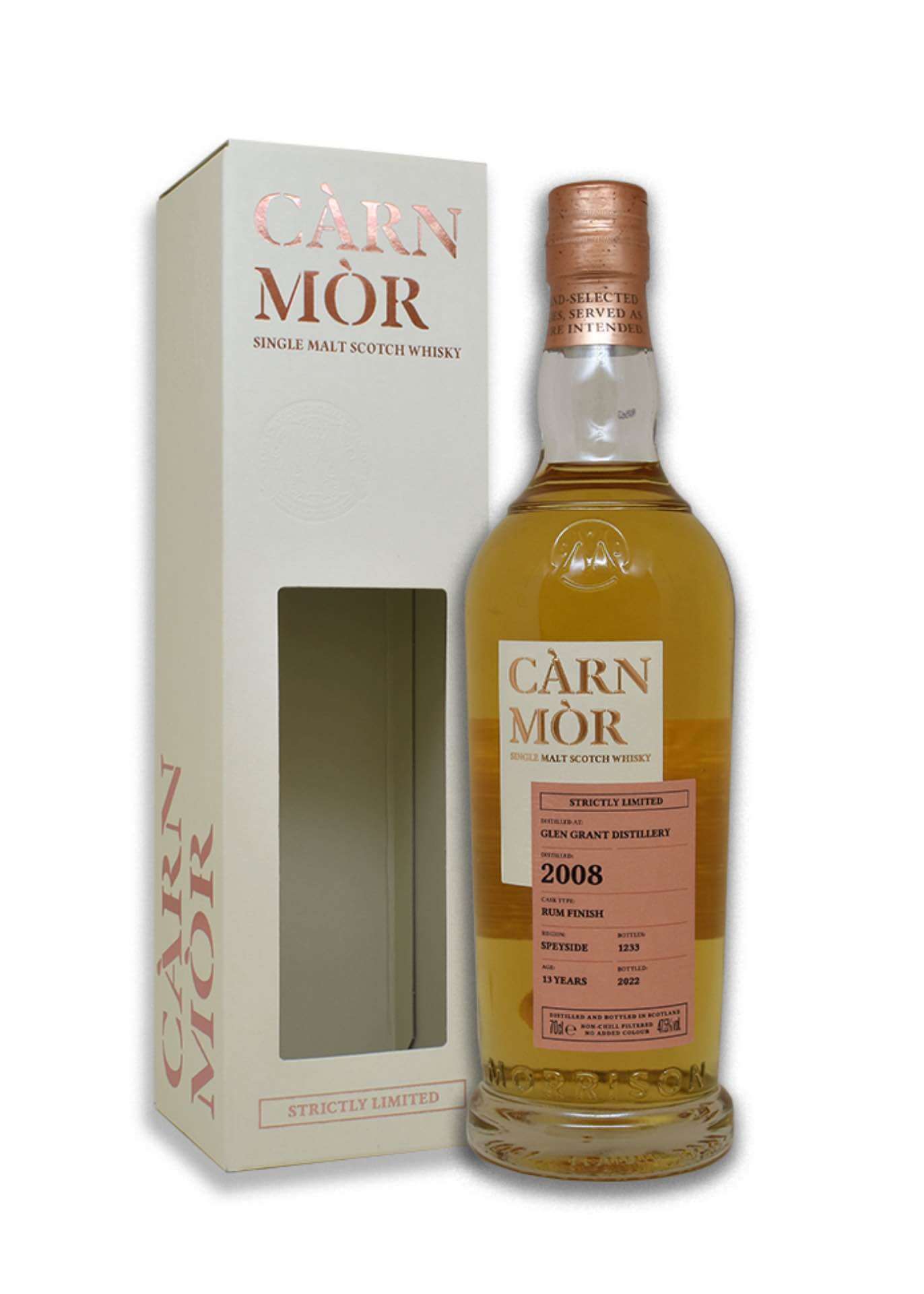 Càrn Mòr Glen Grant 2008 Rum Cask Finish