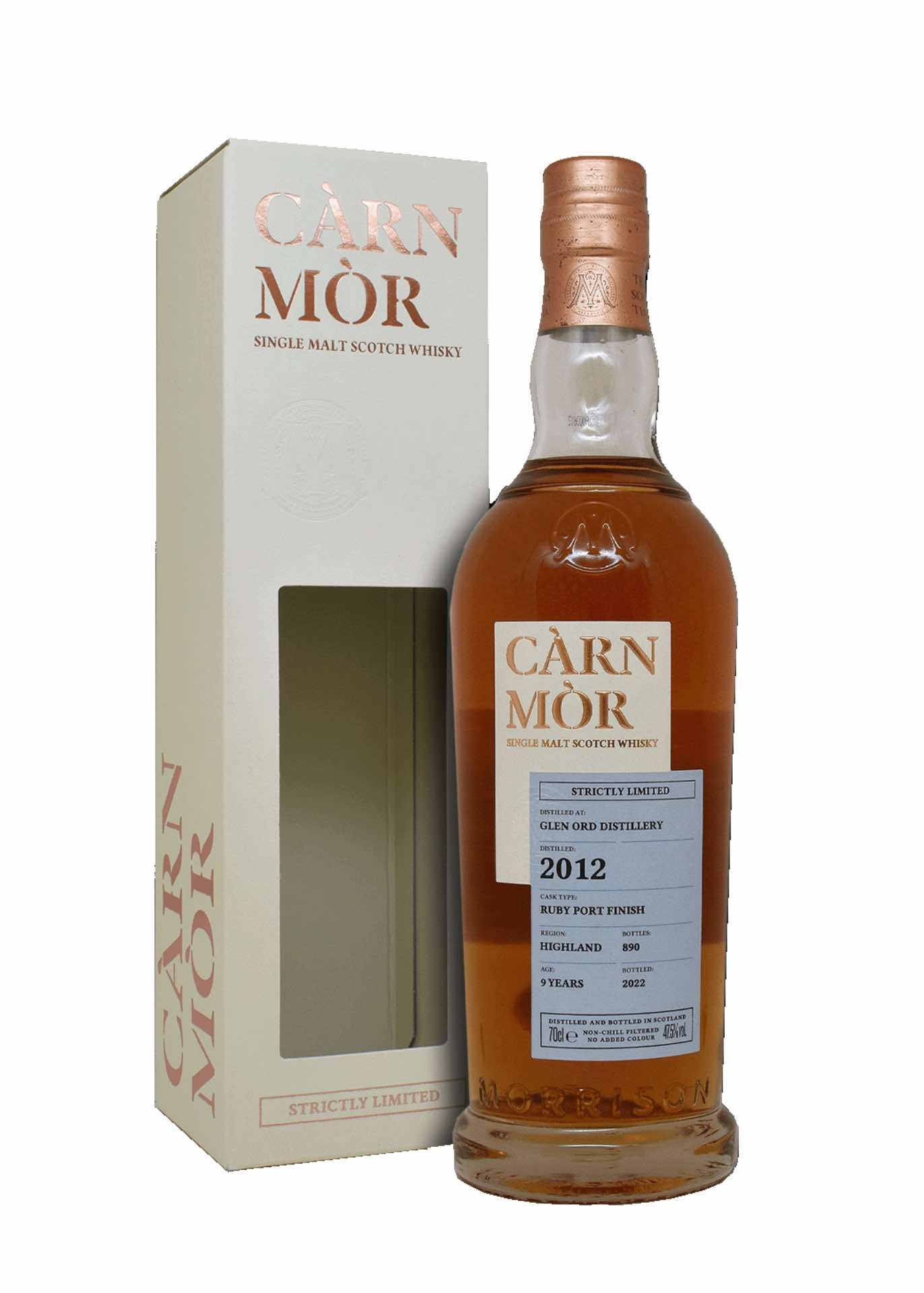 Càrn Mòr Glen Ord 2012 Ruby Port