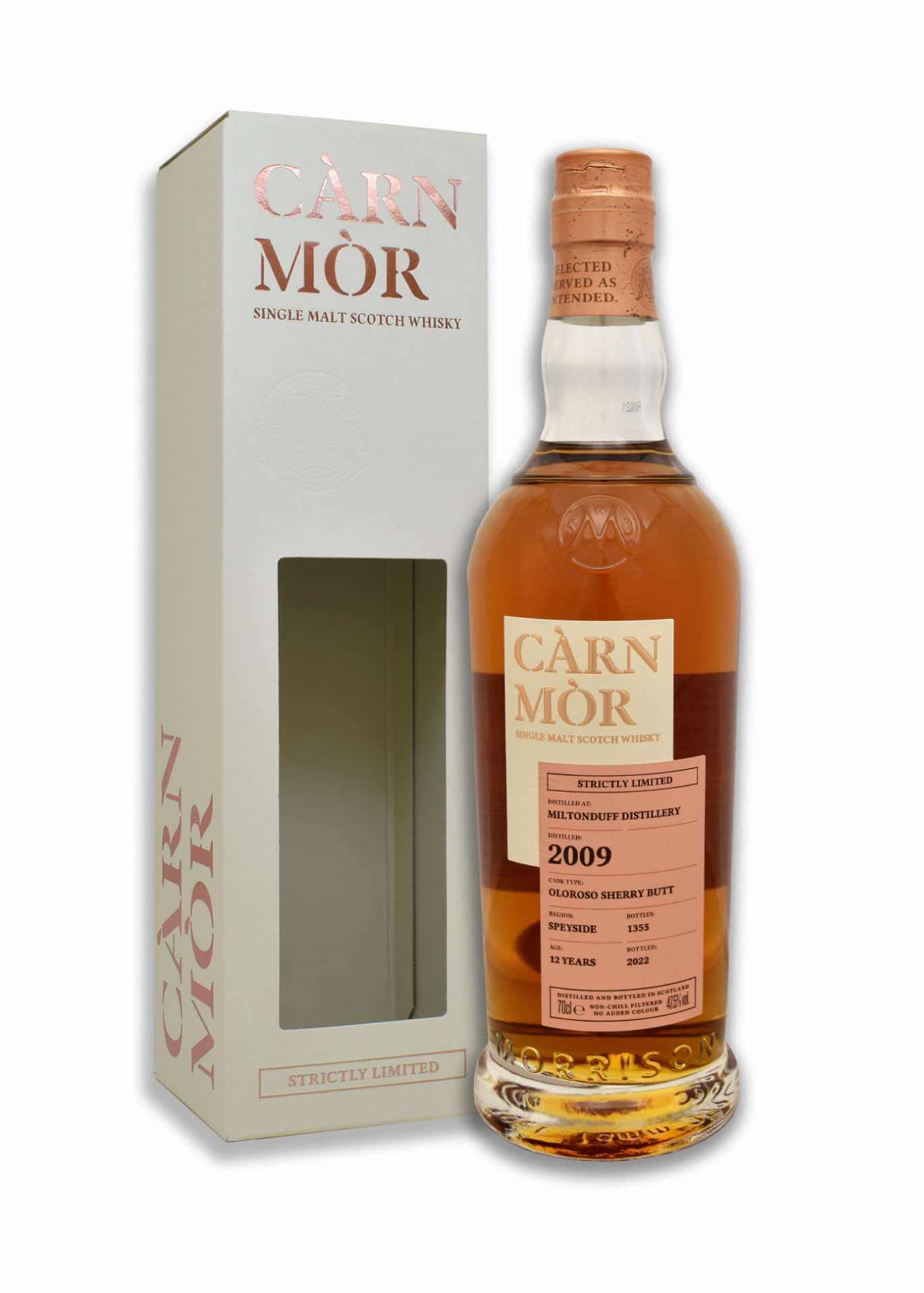 Càrn Mòr Miltonduff 2009 Oloroso Sherry Butts