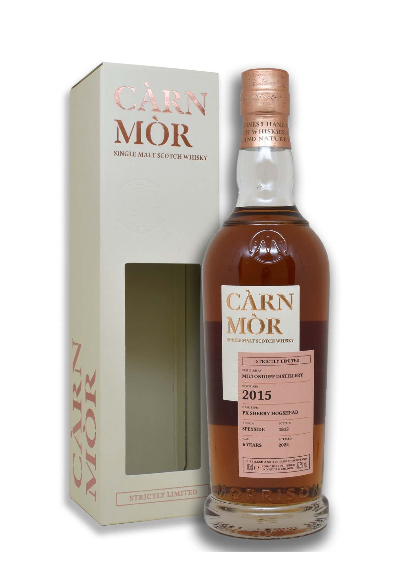 Càrn Mòr Miltonduff 2015 PX Sherry