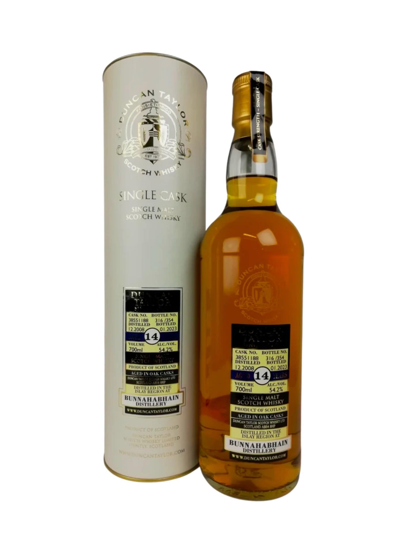 Duncan Taylor Single Cask 2008 Bunnahabhain 14 Year Old