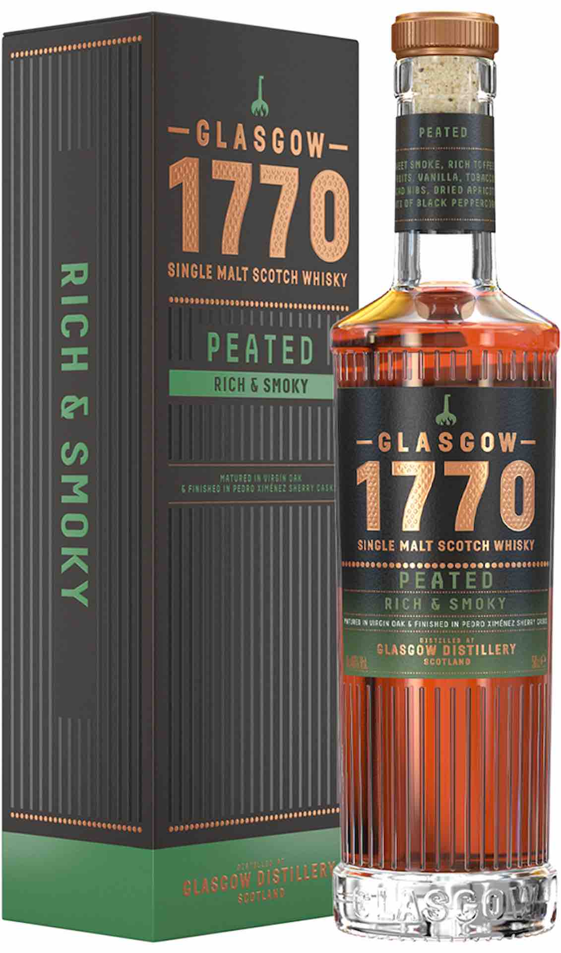 Glasgow Distillery 1770 Peated Single Malt Whisky