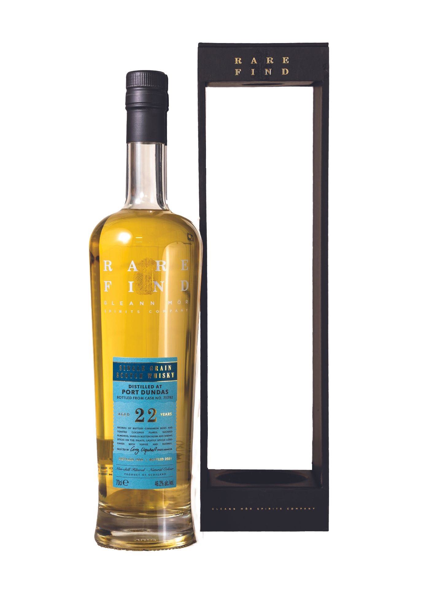 Gleann Mor Rare Find Port Dundas 22 Year Old Single Grain Whisky