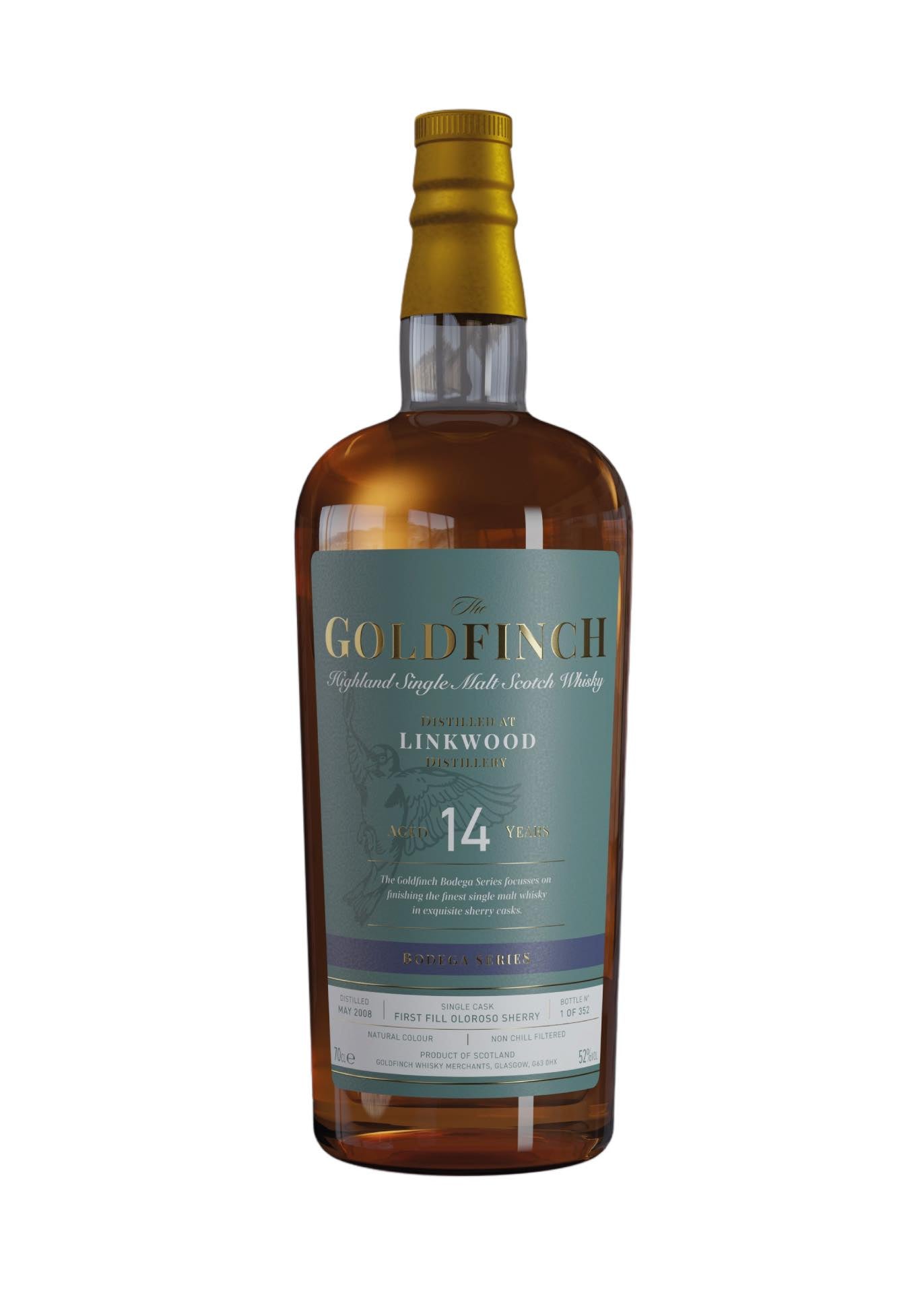 Goldfinch Linkwood 14 Year Old Single Cask Whisky