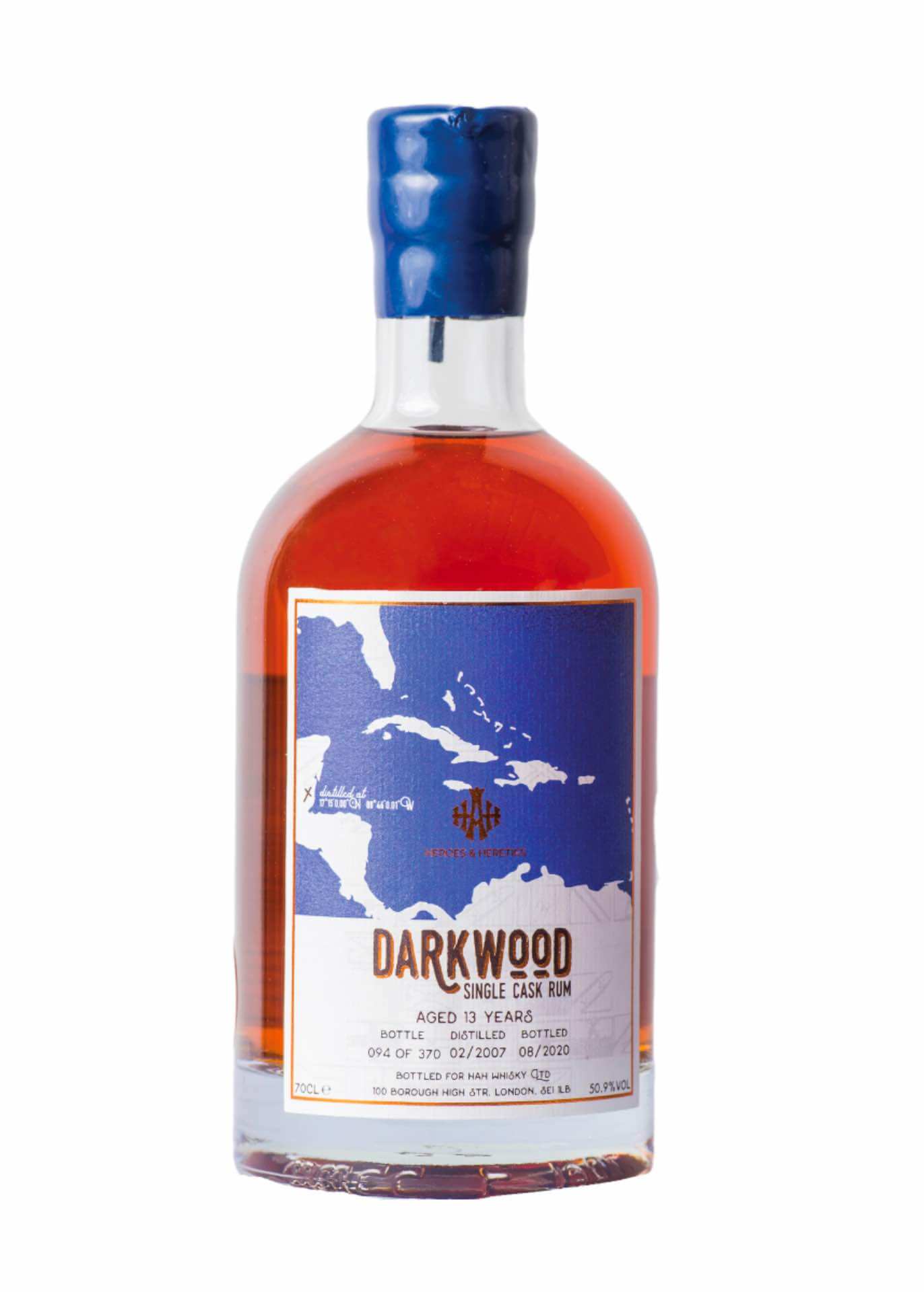 Heroes and Heretics, Darkwood Rum, Travellers 13 Year Old