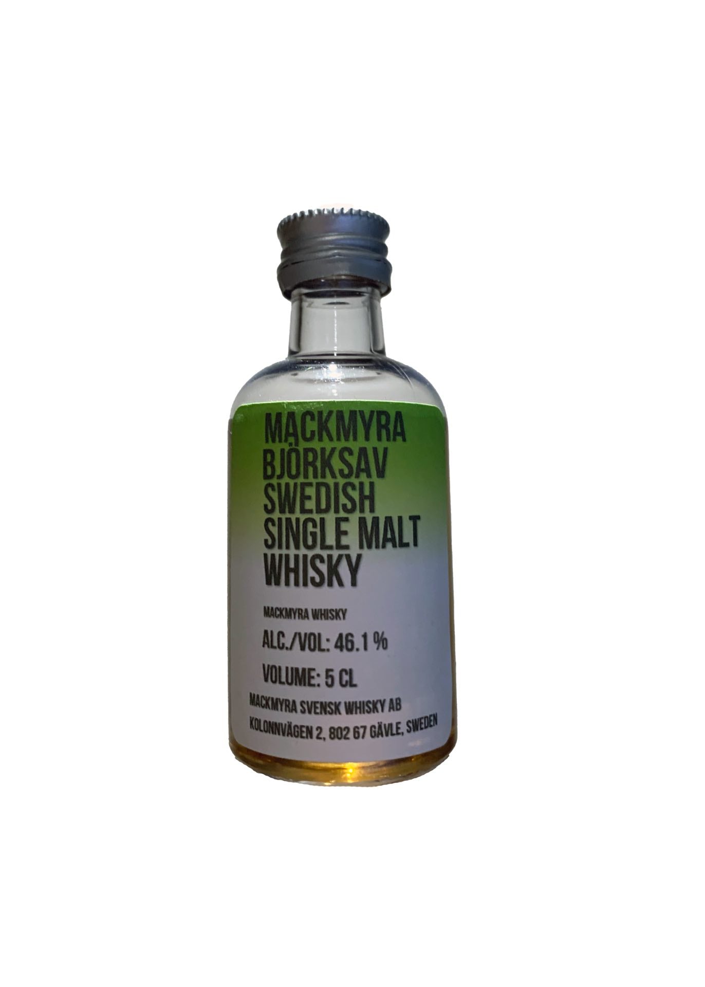 Mackmyra Distillery Björksav Swedish Whisky