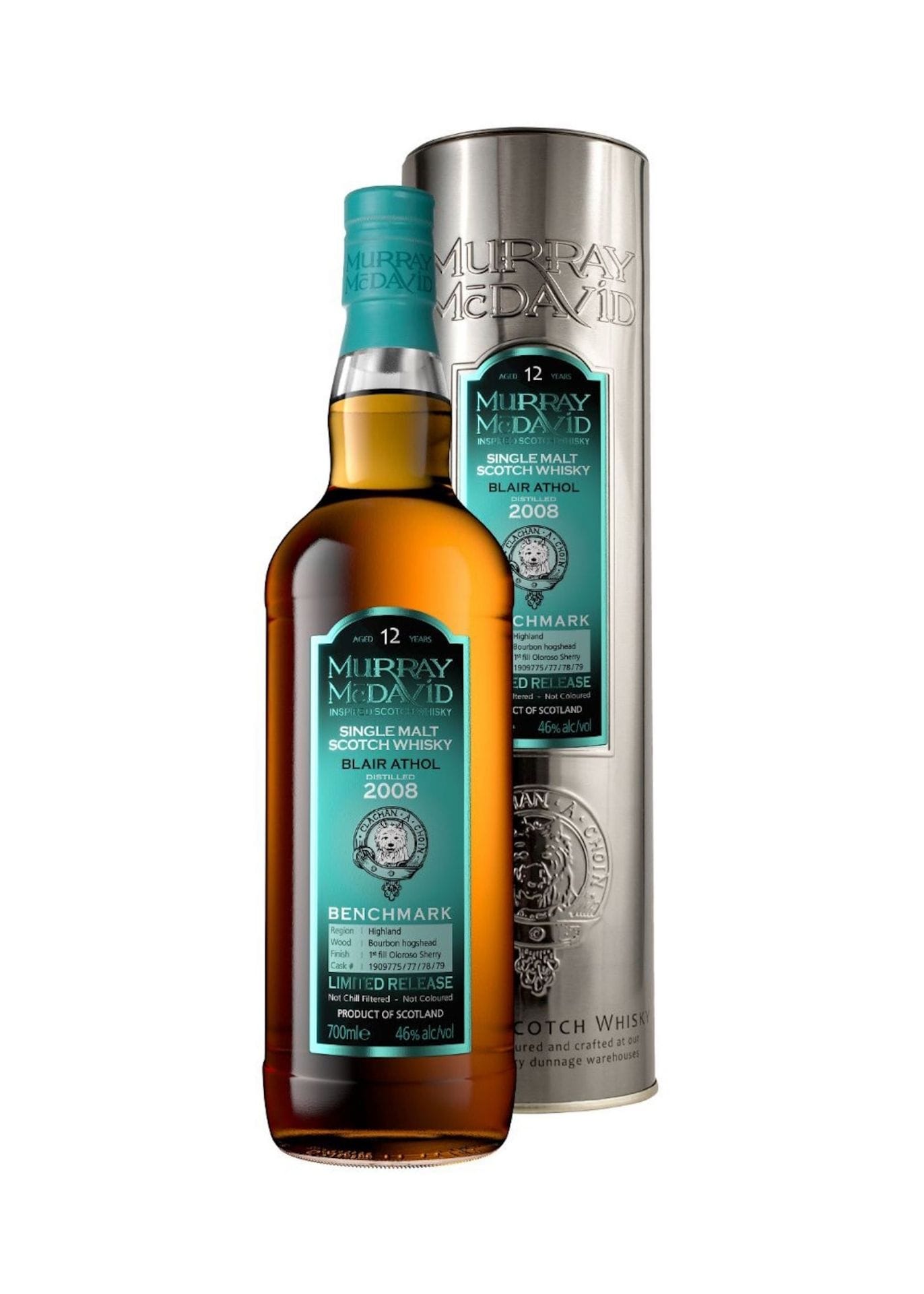 Murray McDavid Blair Athol 12 Year Old 1st Fill Oloroso