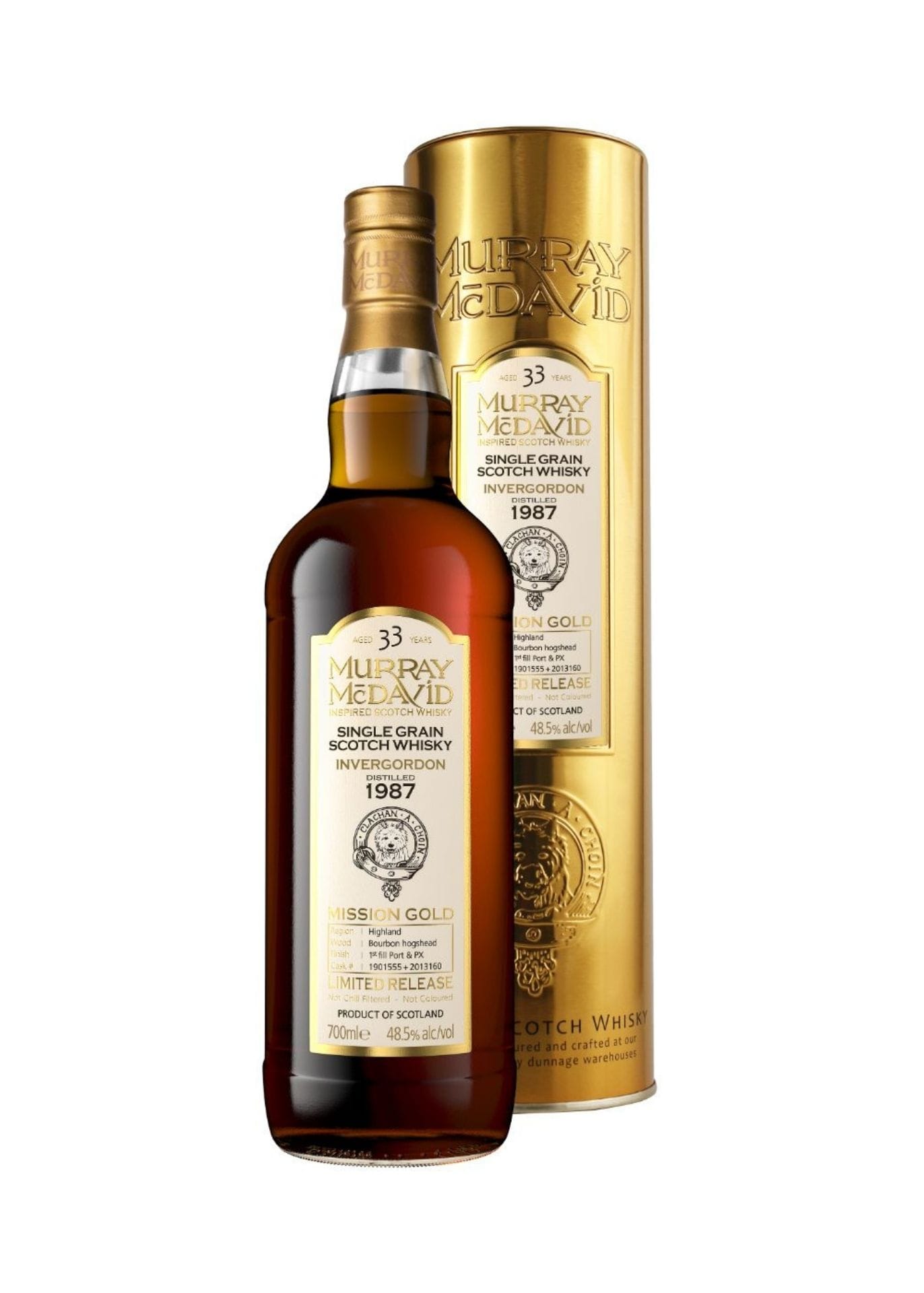 Murray McDavid Invergordon 33 Year Old 1st Fill Port & PX