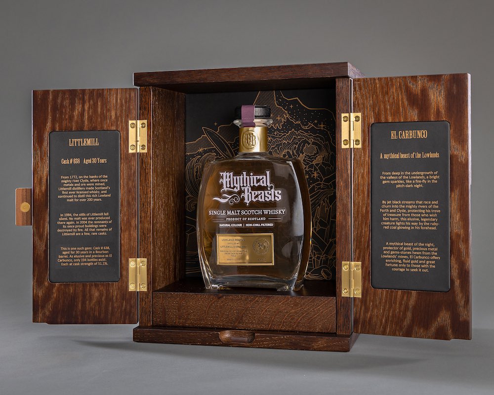 Mythical Beasts El Carbunclo Littlemill 30 Year Old Whisky