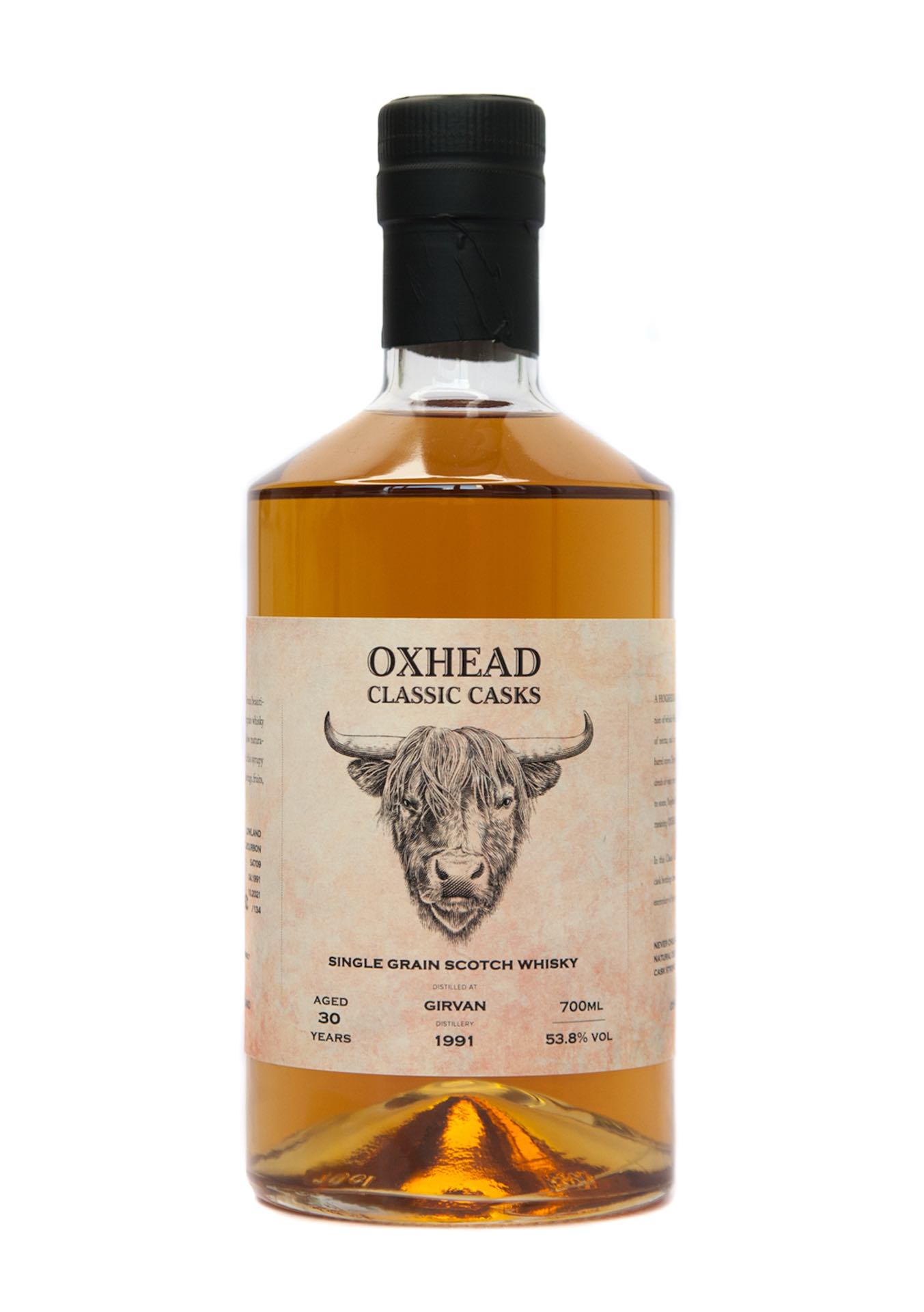 Oxhead Classic Casks: Girvan 30 Year Old Single Grain Whisky