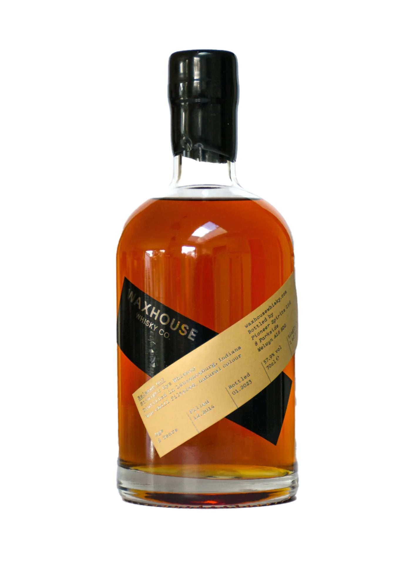 Waxhouse American Straight Rye Whiskey 8 year old