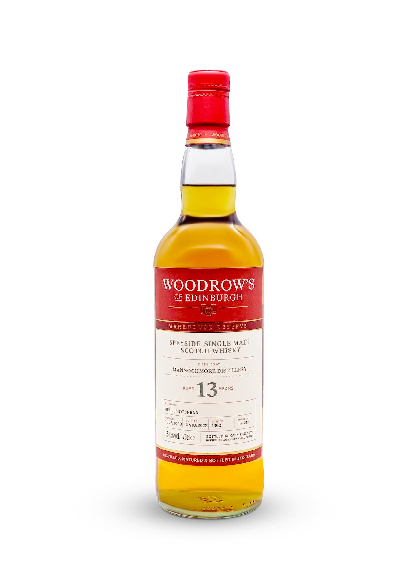 Woodrow's of Edinburgh Mannochmore 13 Year Old