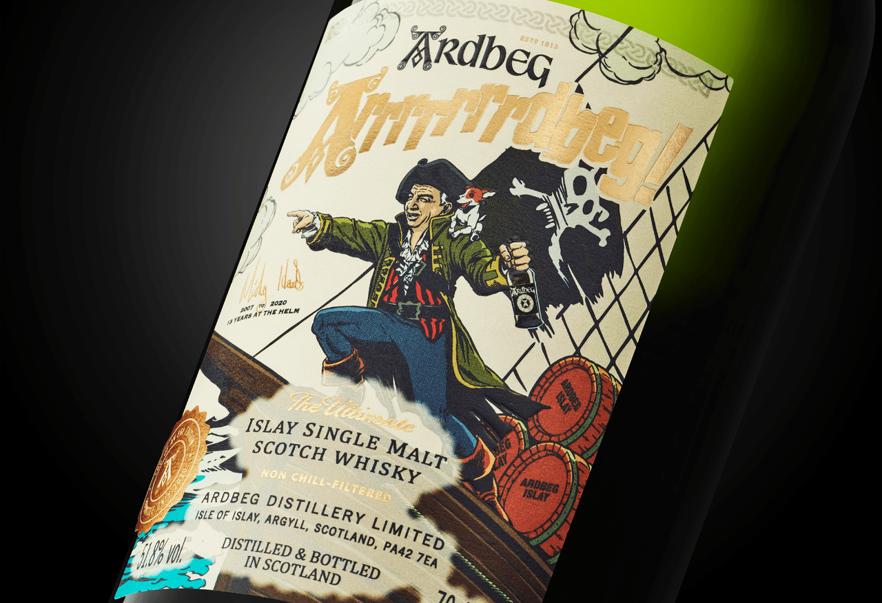 Arrrrrrrdbeg new islay single malt whisky from ardbeg