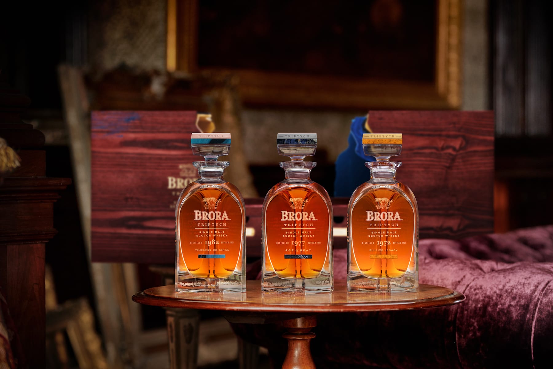 THE BRORA TRIPTYCH, THREE HISTORIC SINGLE MALT SCOTCH WHISKIES