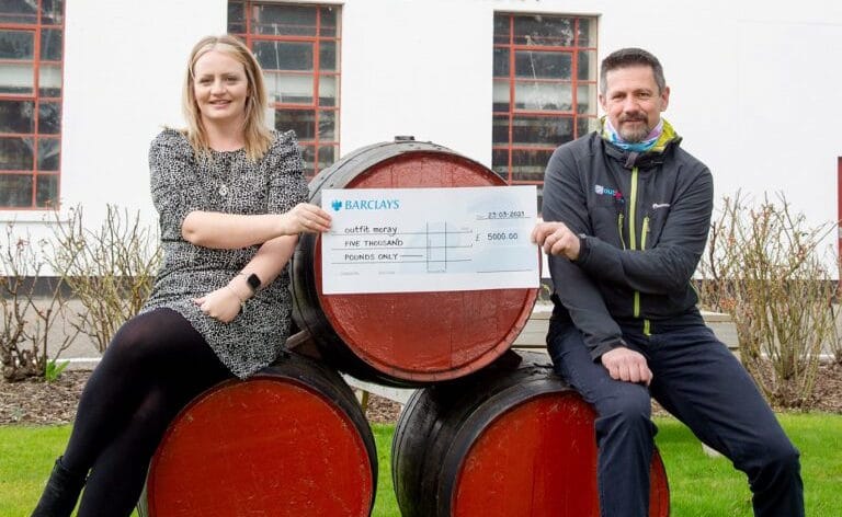 Gordon & MacPhail raises £5,000 for Outfit Moray
