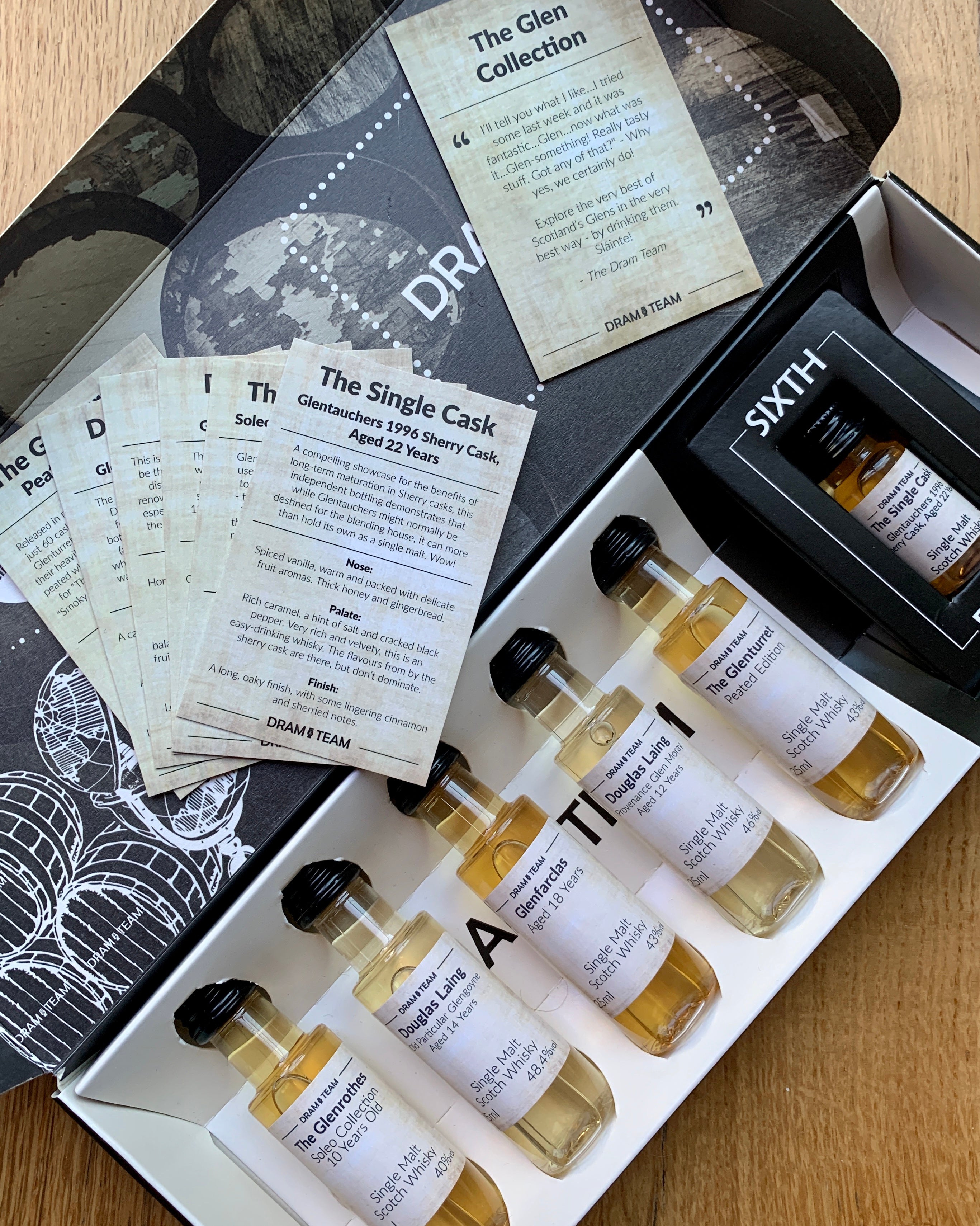 The Dram Team Glen Collection whisky subscription club