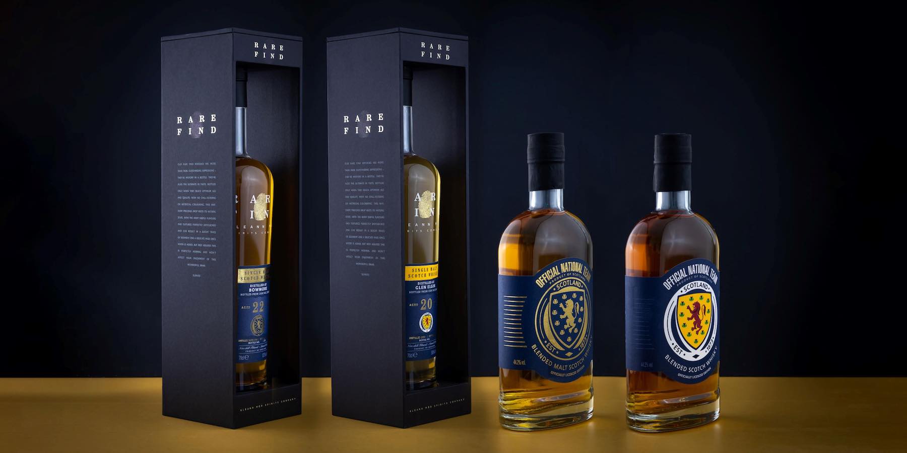 Gleann Mòr Spirits Release Limited Edition Scottish National Football Whisky