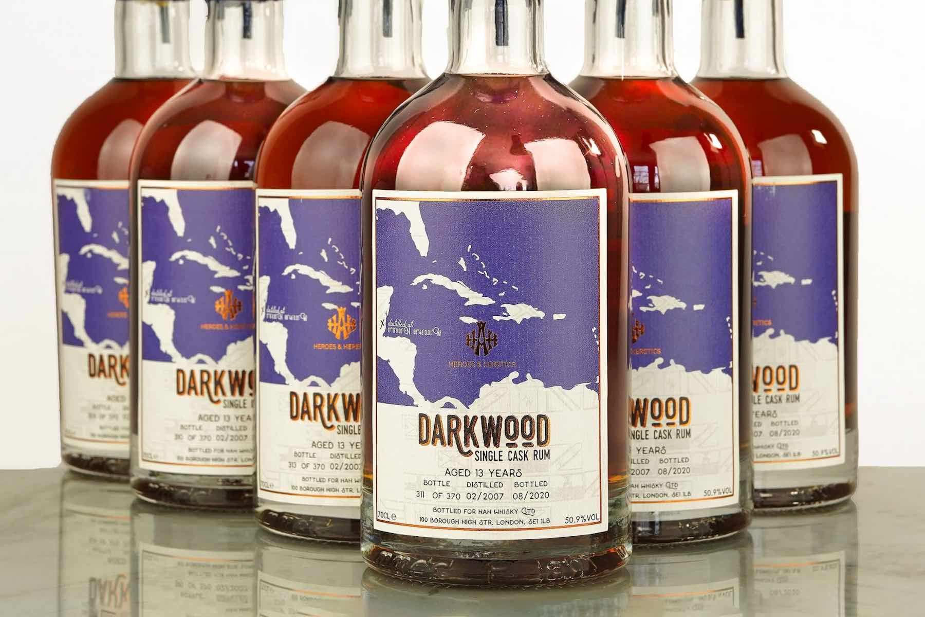 Heroes and Heretics Darkwood 13 Year Old Belize Rum Review and Tasting Notes