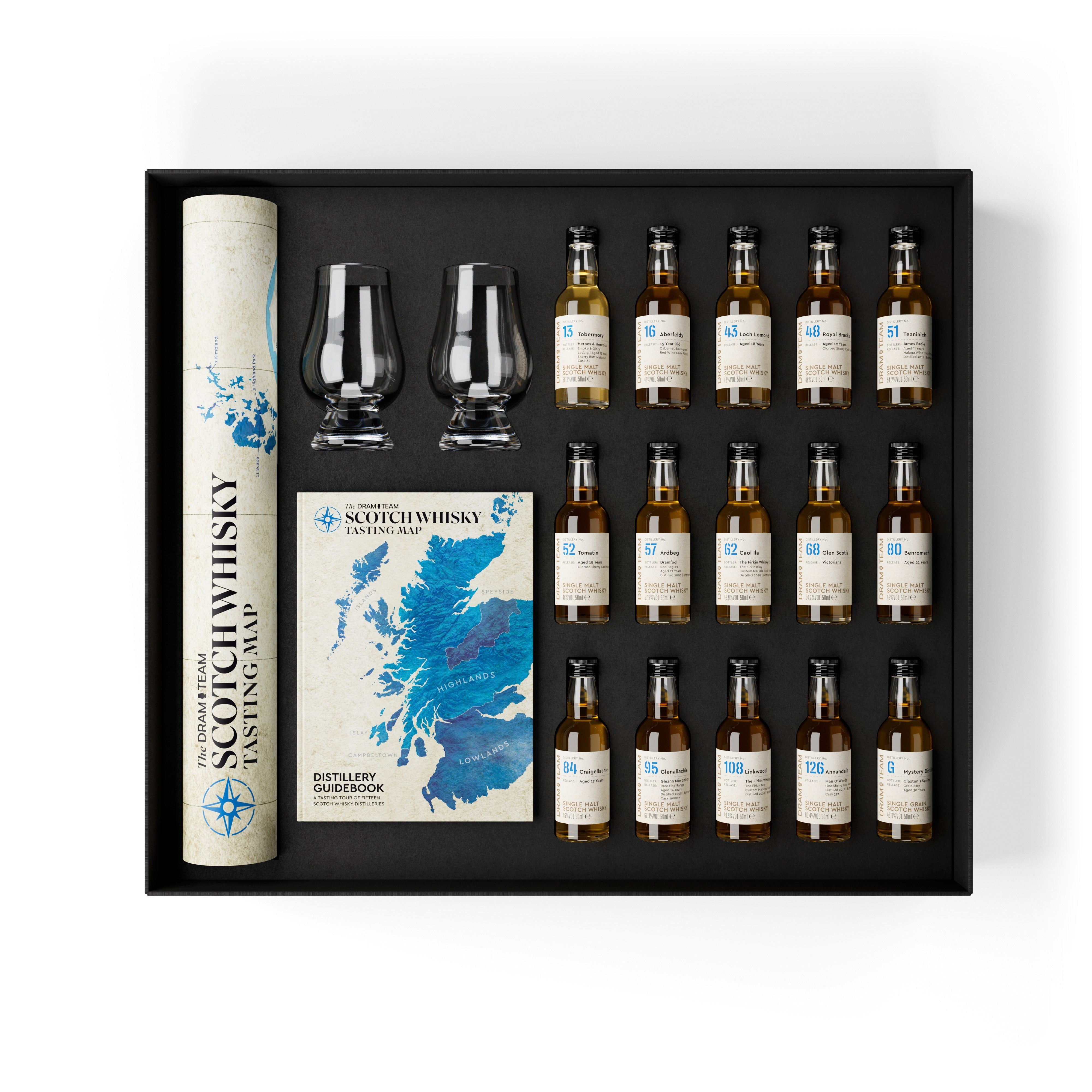 The Dram Team Scotch Whisky Tasting Map