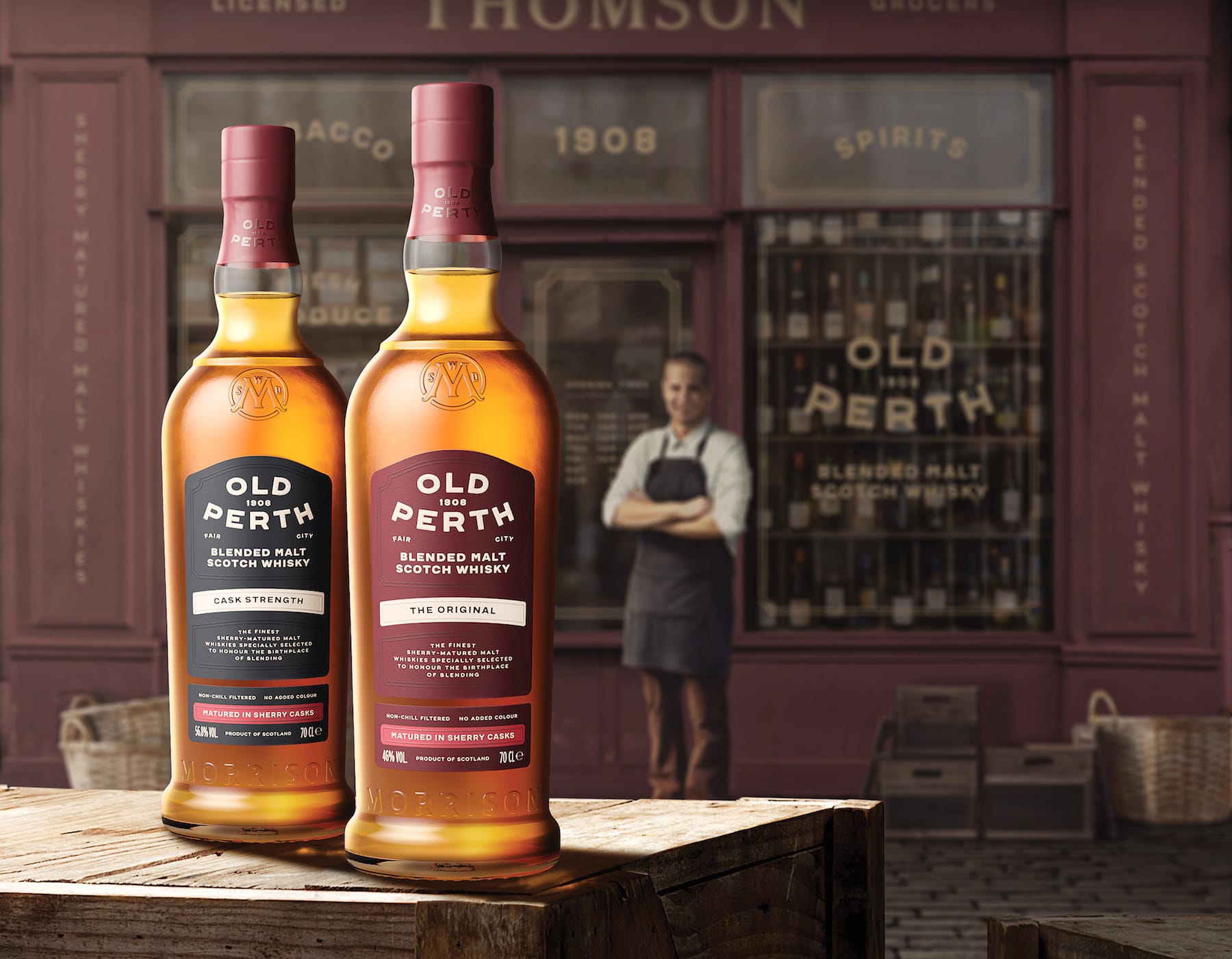 Old Perth The Original Cask Strength Sherry Blended Malt Scotch Whisky