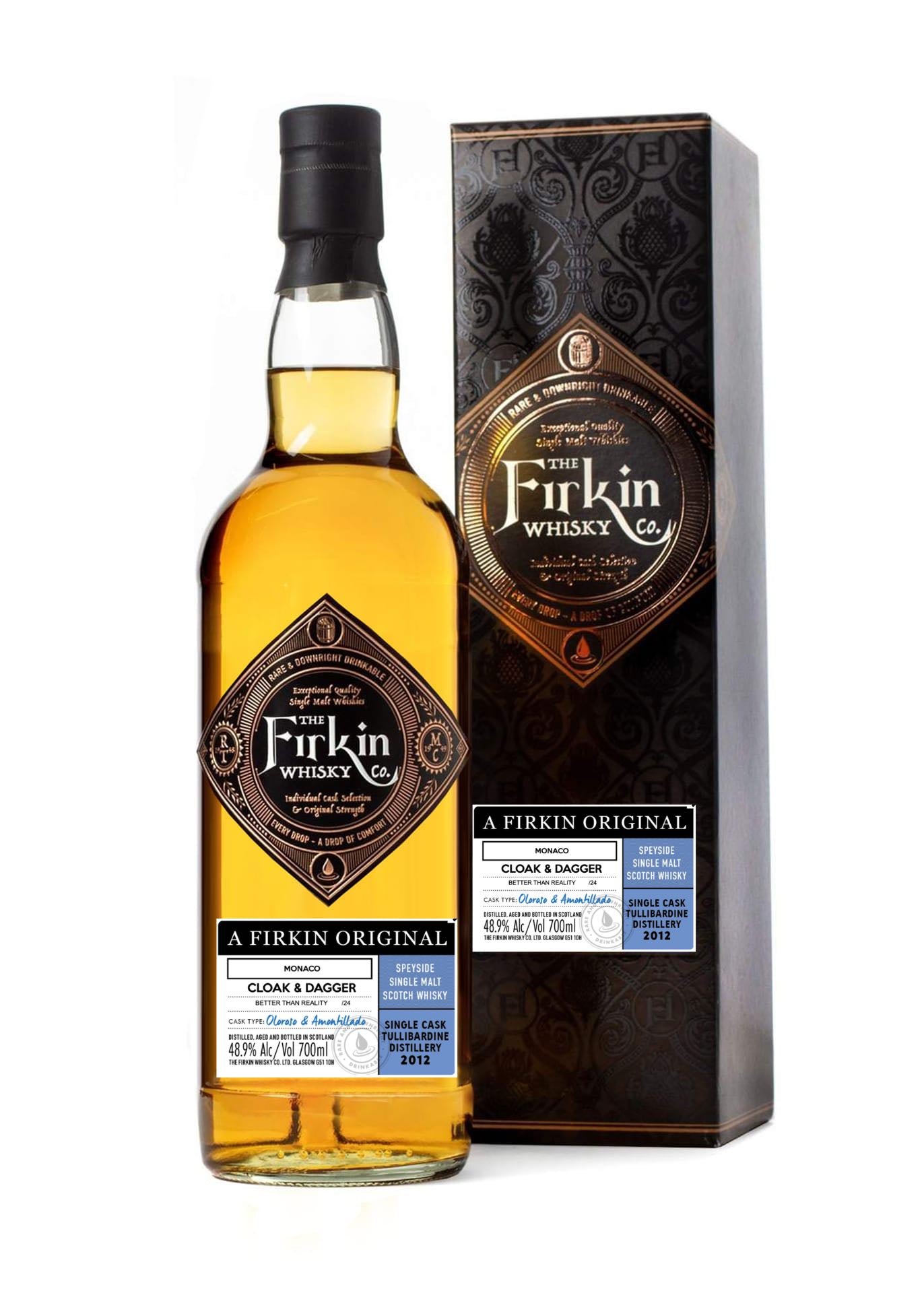 Better Than Reality x Firkin：Tullibardine 2012 威士忌 Ex-Oloroso 和 Amontillado Cask