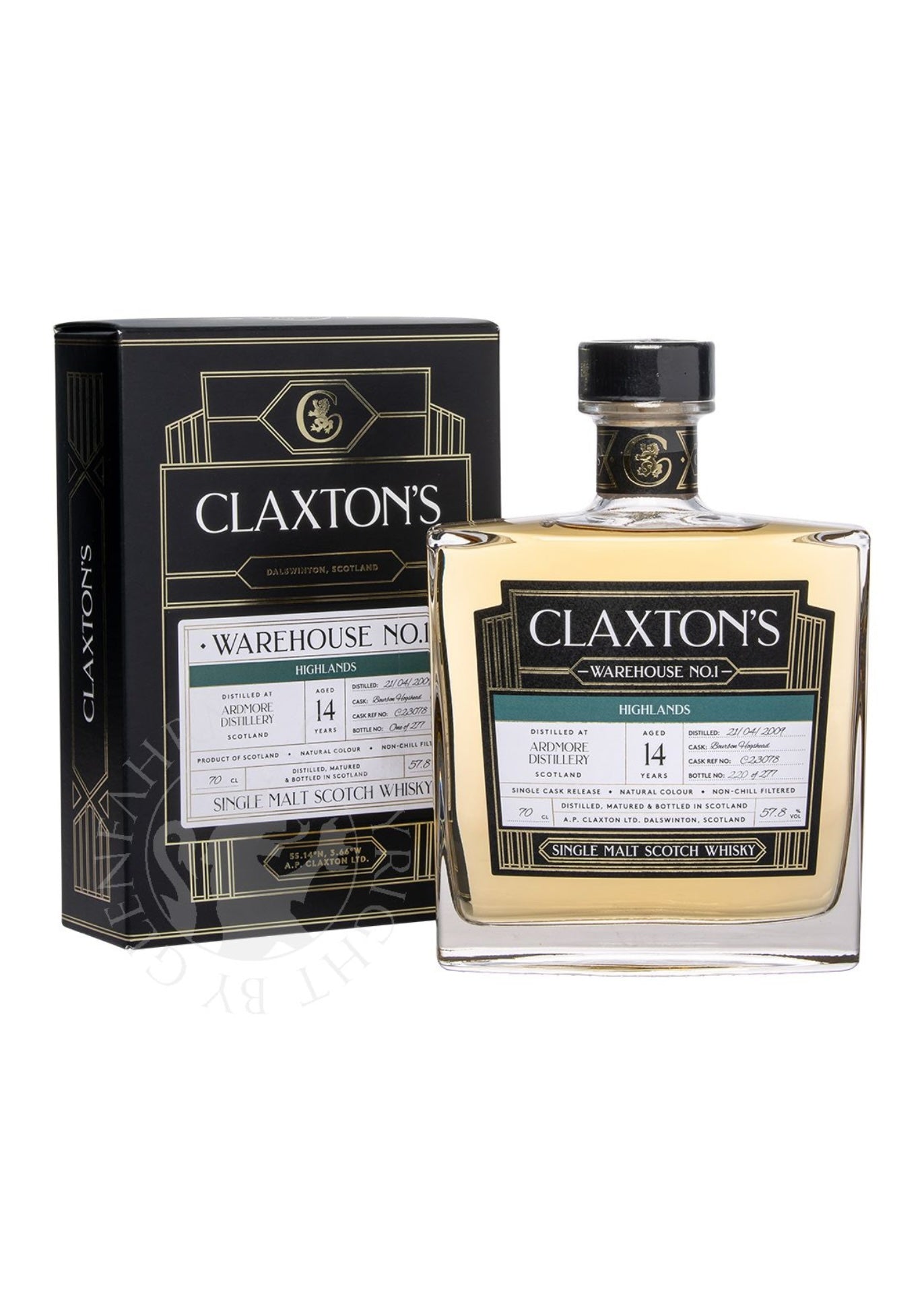 Claxton's Ardmore 14 Year Old Bourbon Cask