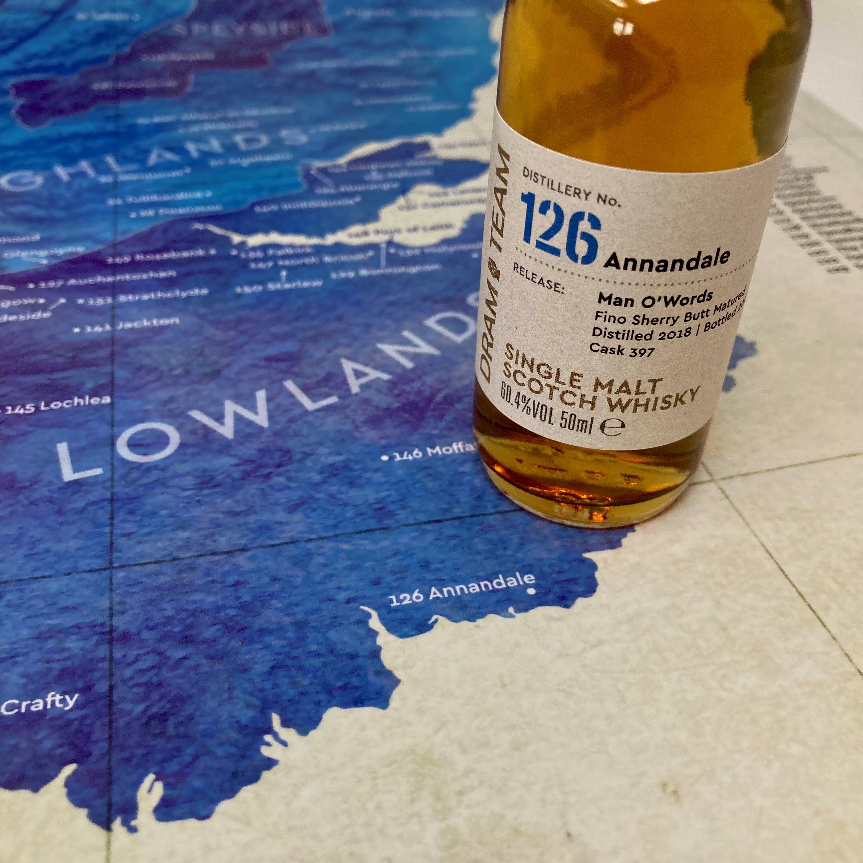Dram Team Scotch Whisky Tasting Map