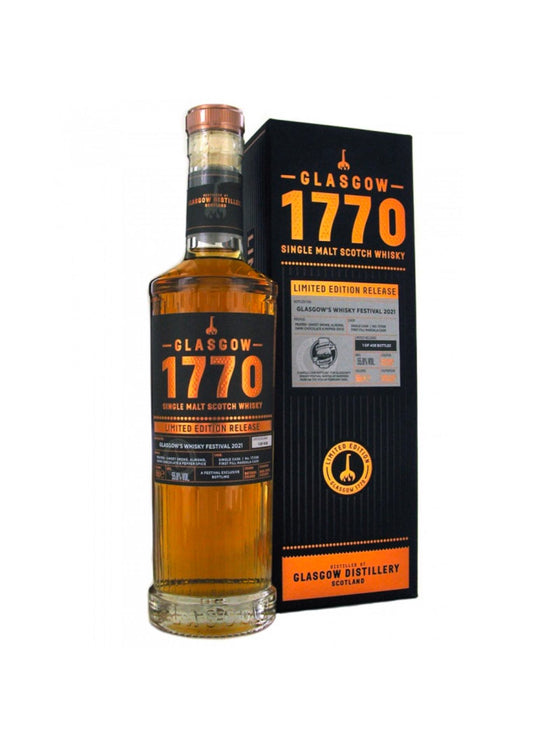 2021 年格拉斯哥 1770 威士忌节，慈善拍卖