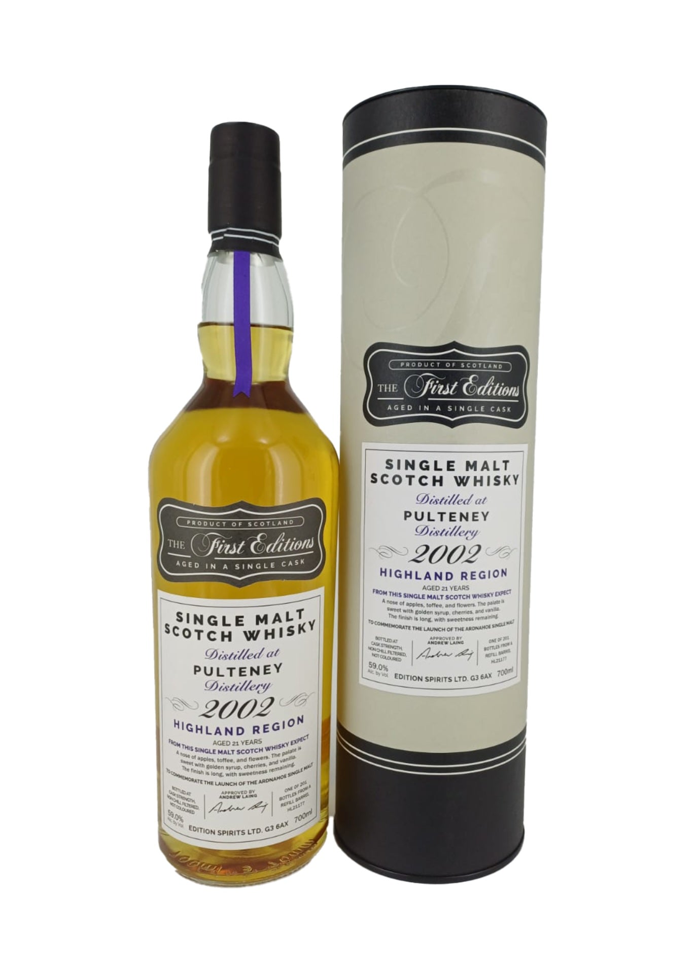 Hunter Laing's First Editions Pulteney 21 Year Old