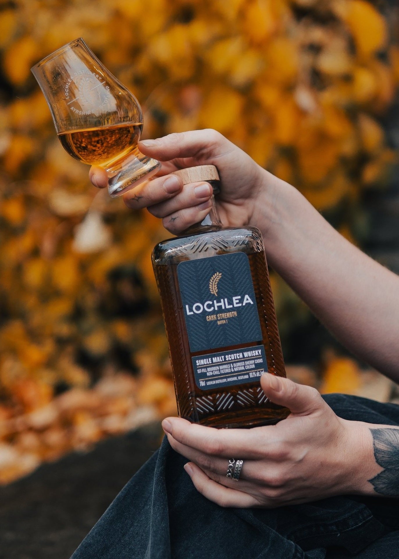 Lochlea Cask Strength Batch 1 whisky