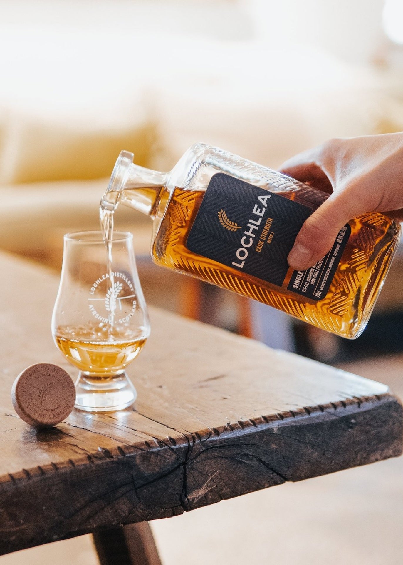 Lochlea Cask Strength Batch 1 single malt