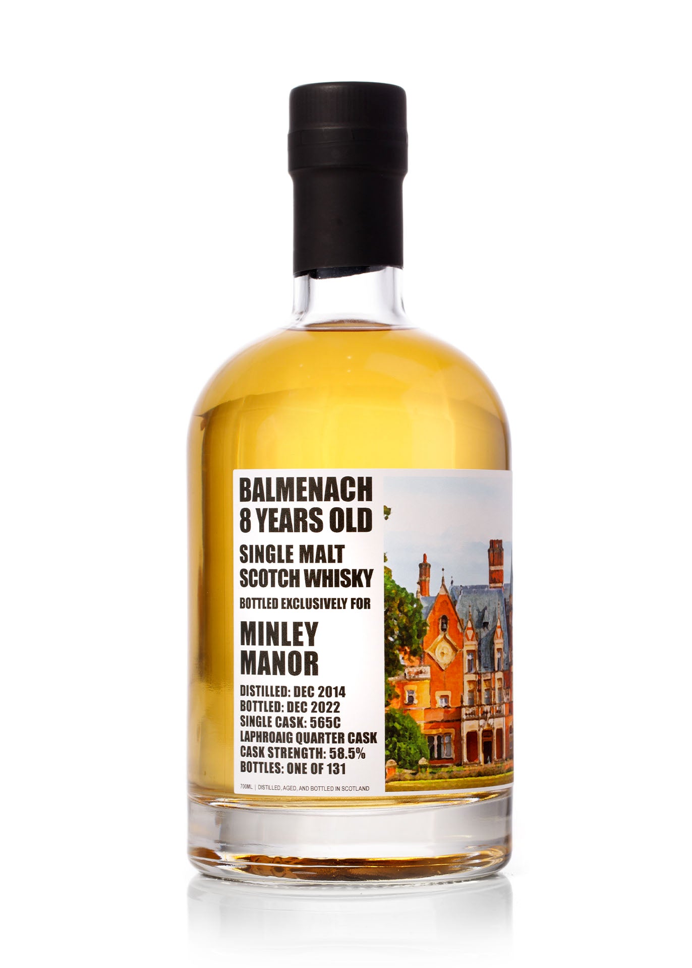 TopWhiskies x Minley Manor Balmenach 8 Year Old