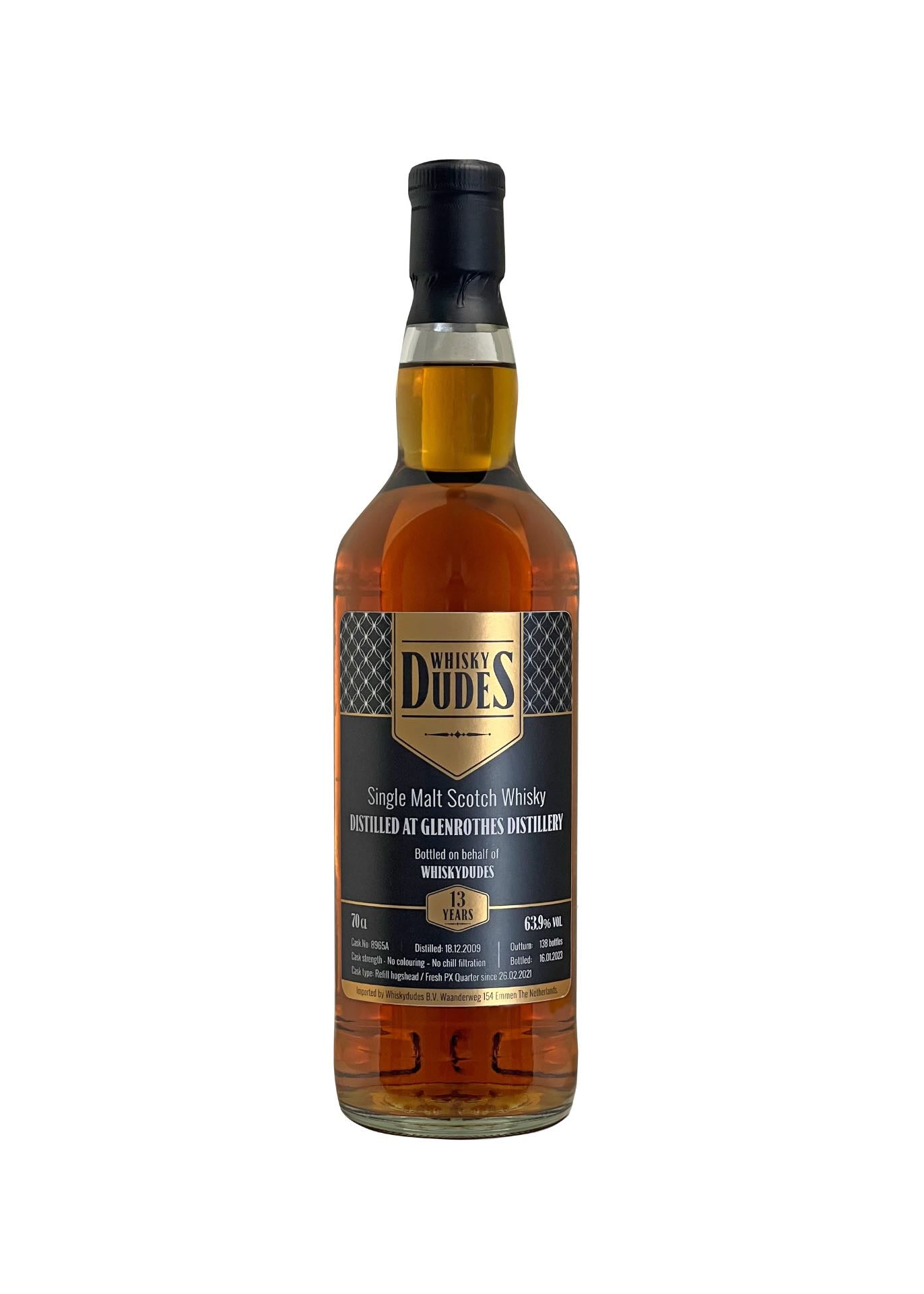 WhiskyDudes Glenrothes 13 Year Old PX Quarter Cask